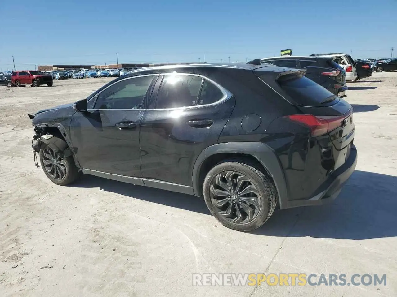 2 Photograph of a damaged car JTHX3JBH9N2052462 LEXUS UX 200 BAS 2022