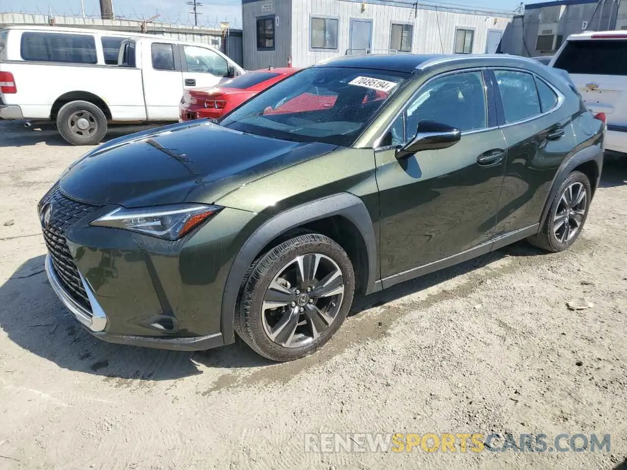 1 Photograph of a damaged car JTHX3JBH9N2053479 LEXUS UX 200 BAS 2022