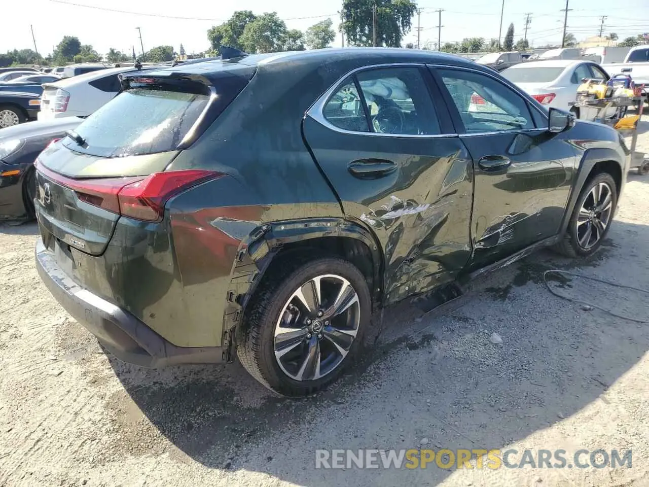 3 Photograph of a damaged car JTHX3JBH9N2053479 LEXUS UX 200 BAS 2022