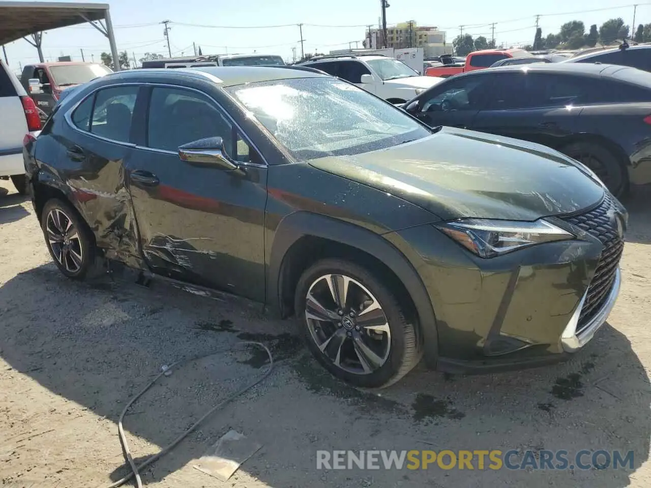 4 Photograph of a damaged car JTHX3JBH9N2053479 LEXUS UX 200 BAS 2022