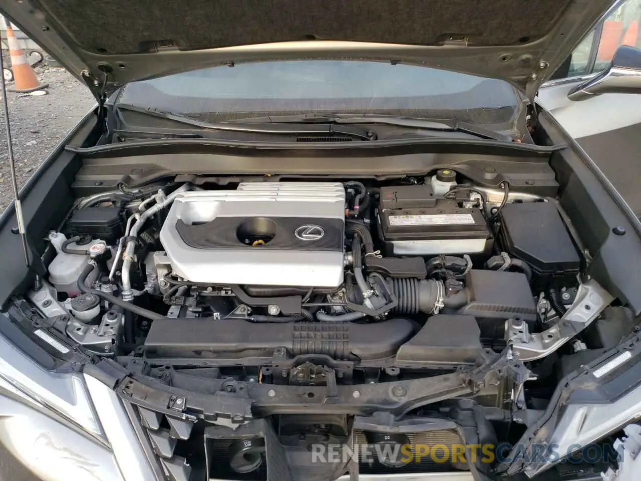 11 Photograph of a damaged car JTHX3JBHXN2048498 LEXUS UX 200 BAS 2022