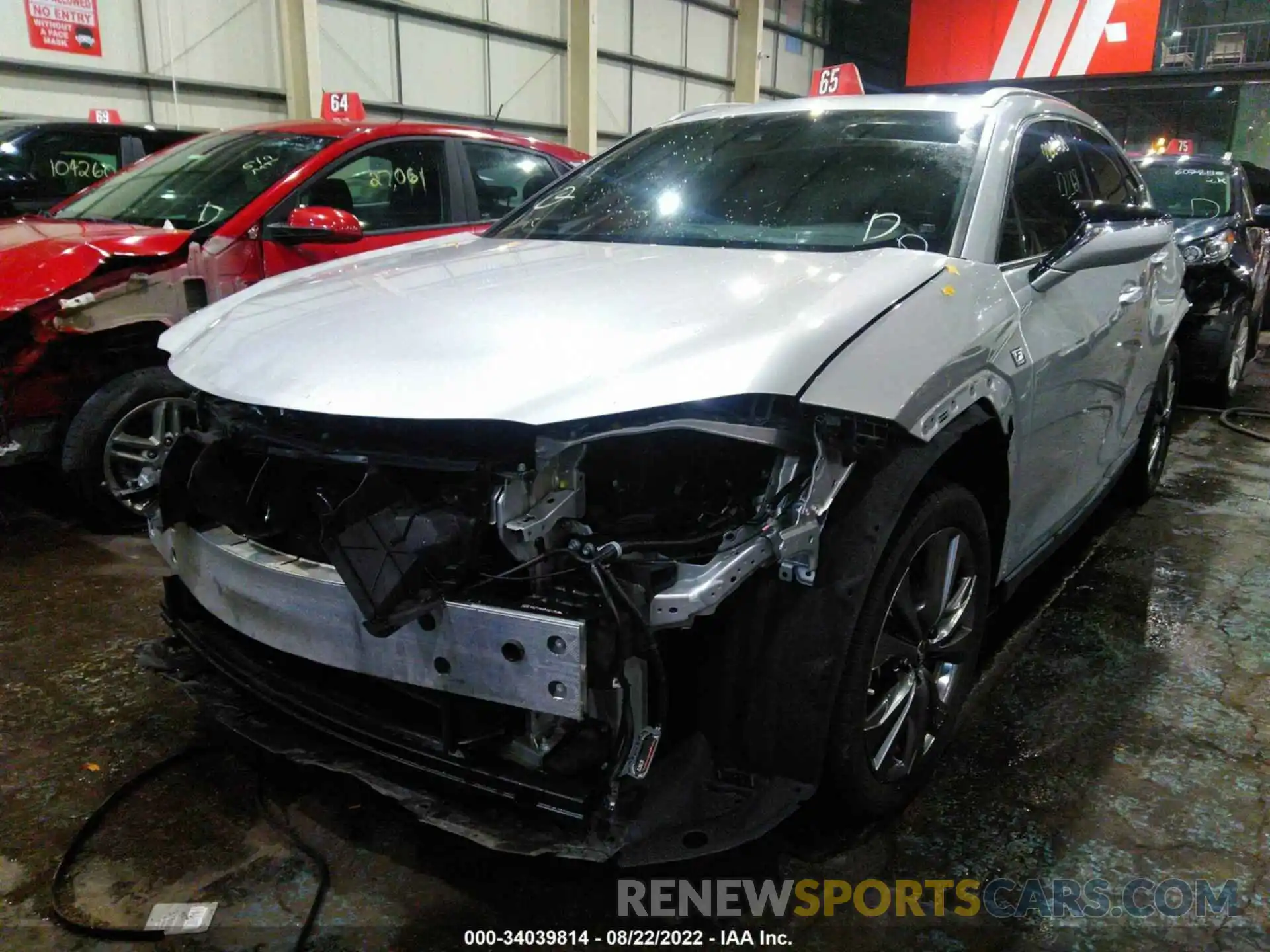 2 Photograph of a damaged car 00HY3JBH6K2006250 LEXUS UX 2019