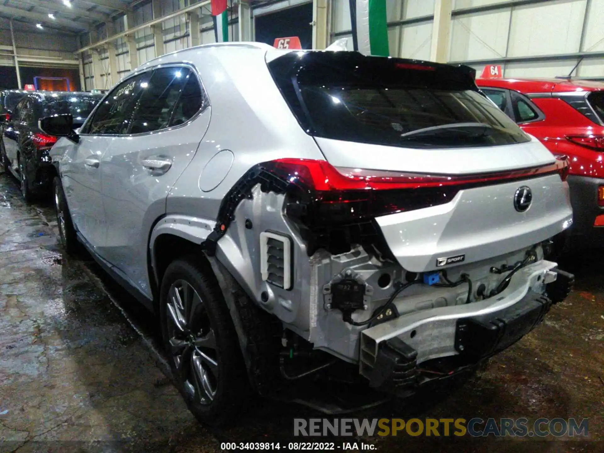 3 Photograph of a damaged car 00HY3JBH6K2006250 LEXUS UX 2019