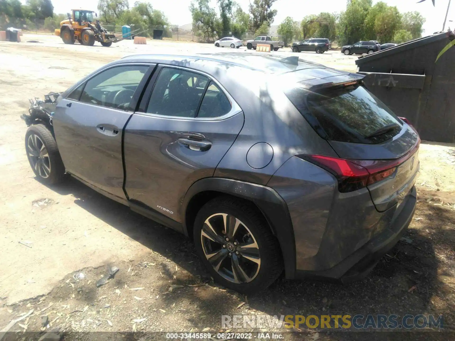 3 Photograph of a damaged car JTHU9JBH0K2009321 LEXUS UX 2019