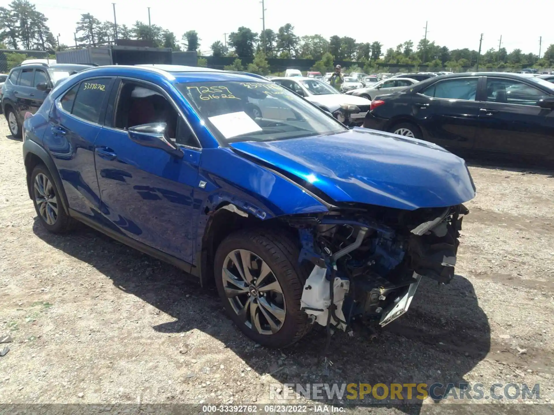 1 Photograph of a damaged car JTHU9JBH0K2013725 LEXUS UX 2019