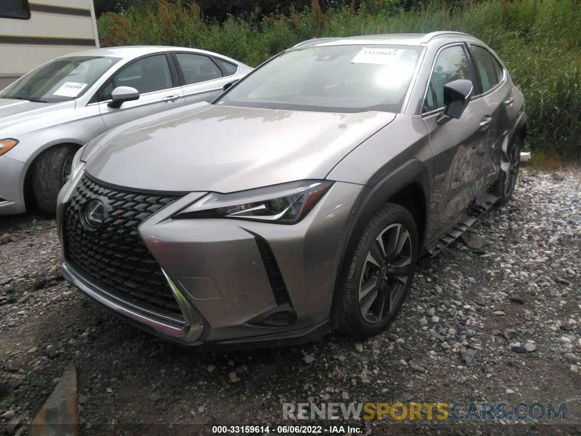 2 Photograph of a damaged car JTHU9JBH0K2014146 LEXUS UX 2019