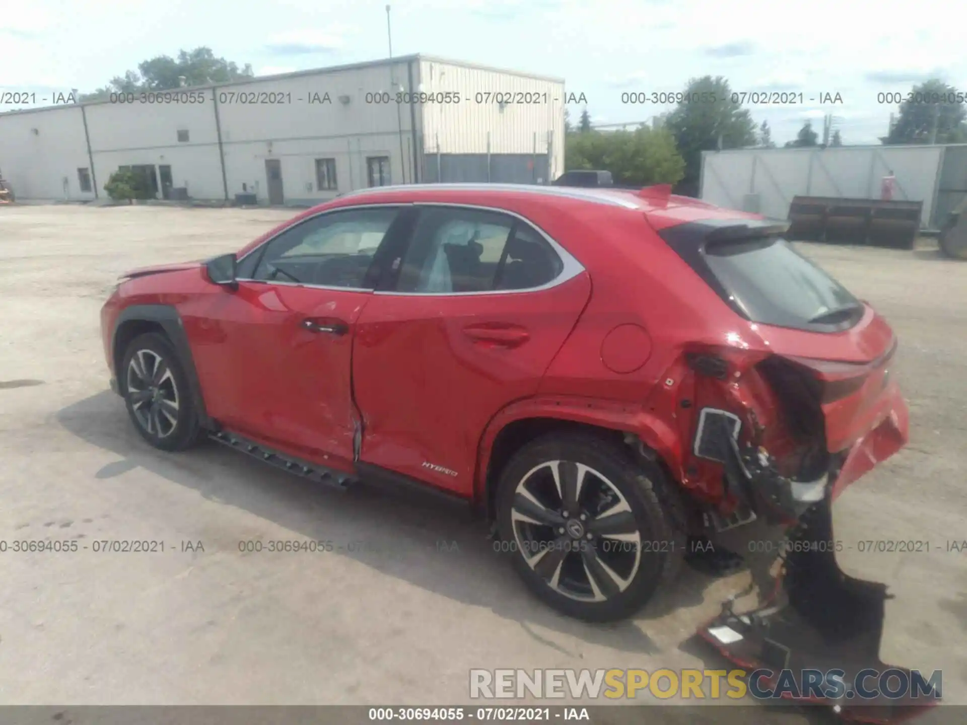 3 Photograph of a damaged car JTHU9JBH0K2015832 LEXUS UX 2019