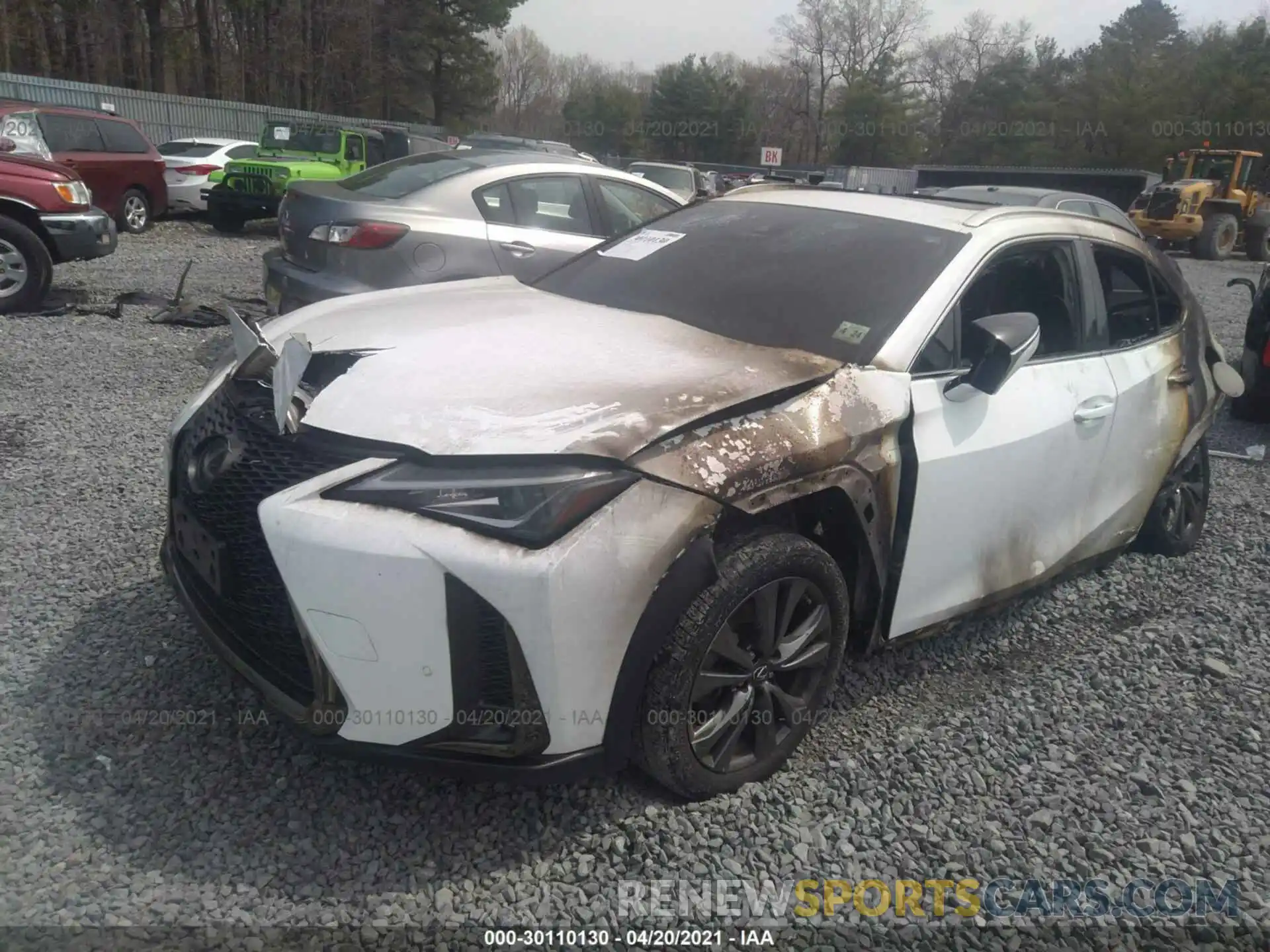 2 Photograph of a damaged car JTHU9JBH1K2005861 LEXUS UX 2019