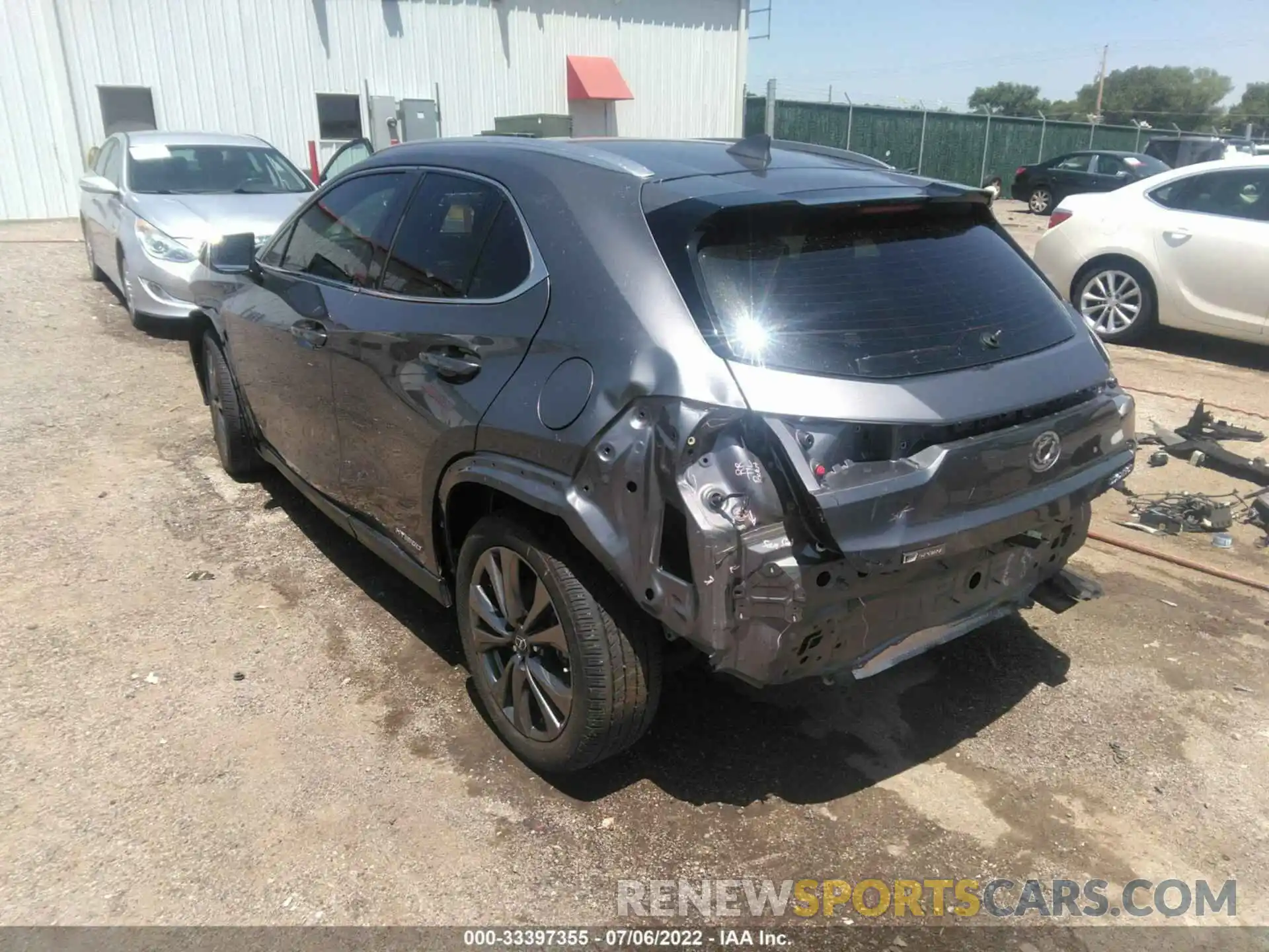 3 Photograph of a damaged car JTHU9JBH1K2009246 LEXUS UX 2019