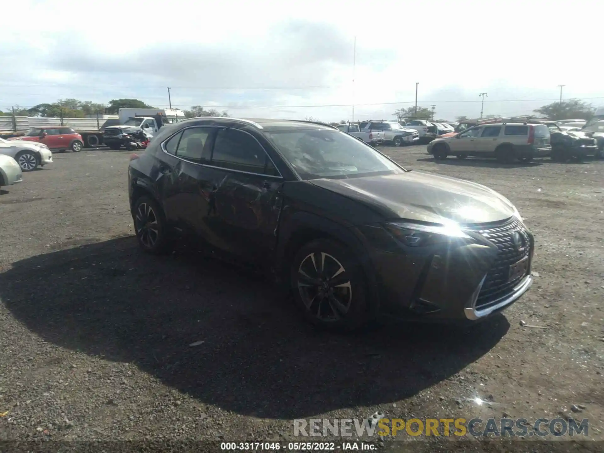 1 Photograph of a damaged car JTHU9JBH2K2011247 LEXUS UX 2019