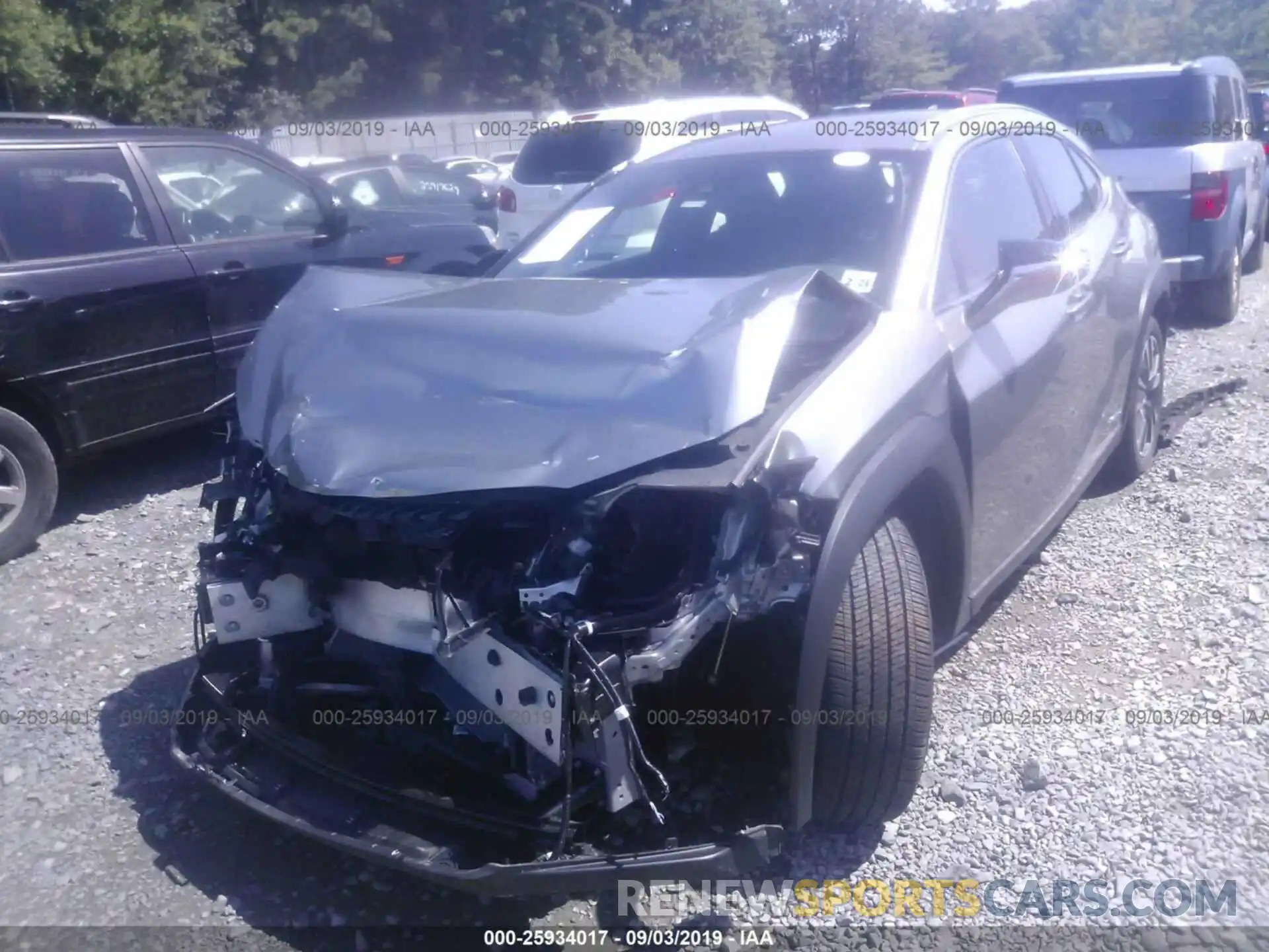 2 Photograph of a damaged car JTHU9JBH3K2001973 LEXUS UX 2019