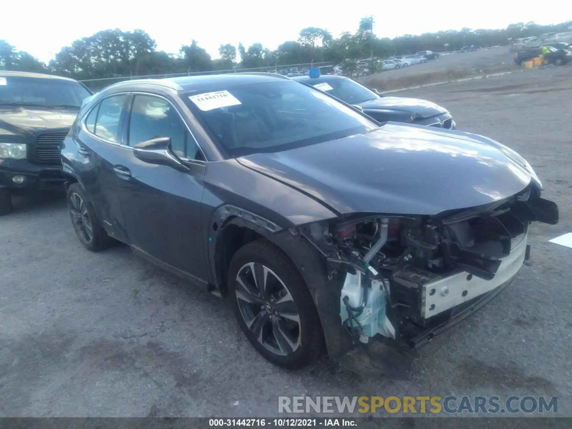 1 Photograph of a damaged car JTHU9JBH3K2002167 LEXUS UX 2019