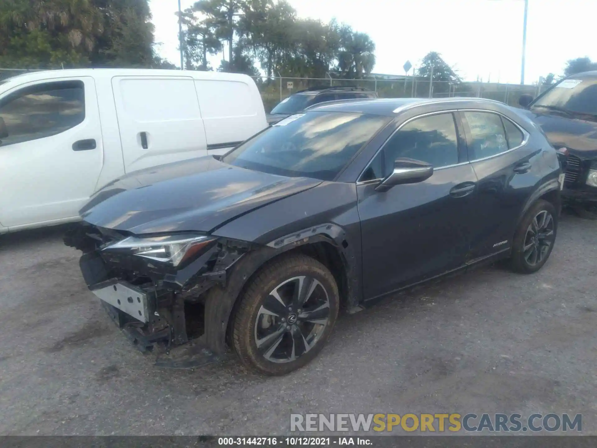 2 Photograph of a damaged car JTHU9JBH3K2002167 LEXUS UX 2019