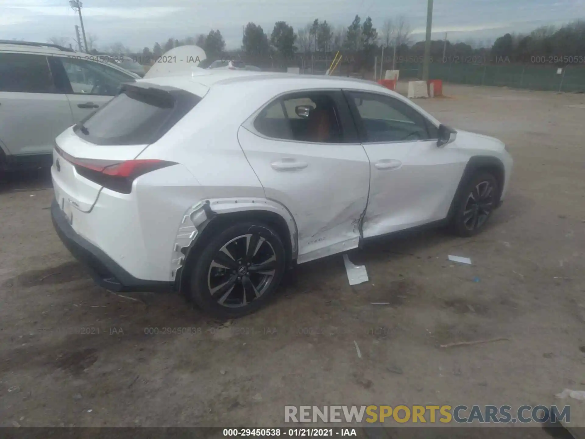 4 Photograph of a damaged car JTHU9JBH3K2011161 LEXUS UX 2019