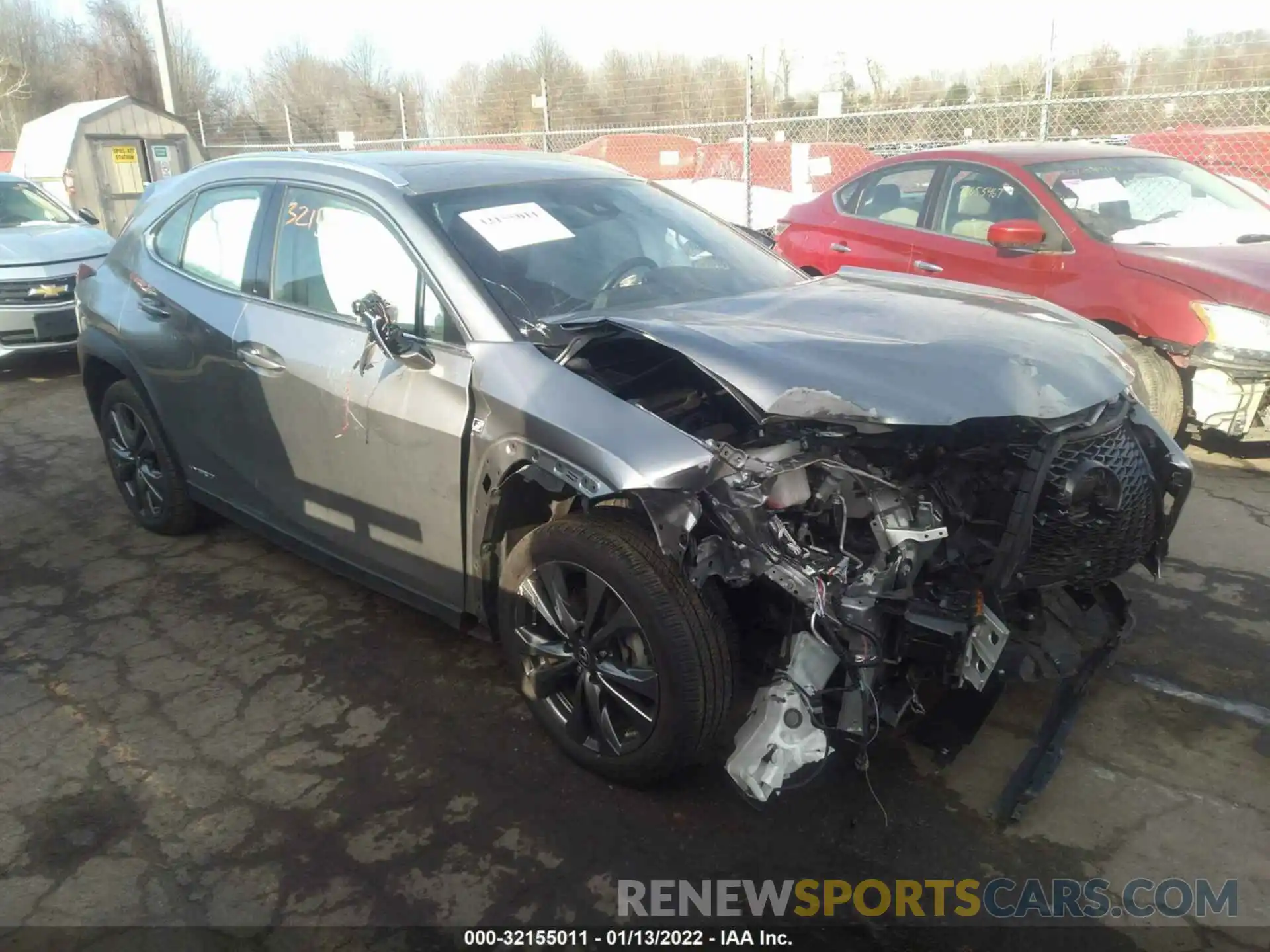 1 Photograph of a damaged car JTHU9JBH3K2019017 LEXUS UX 2019