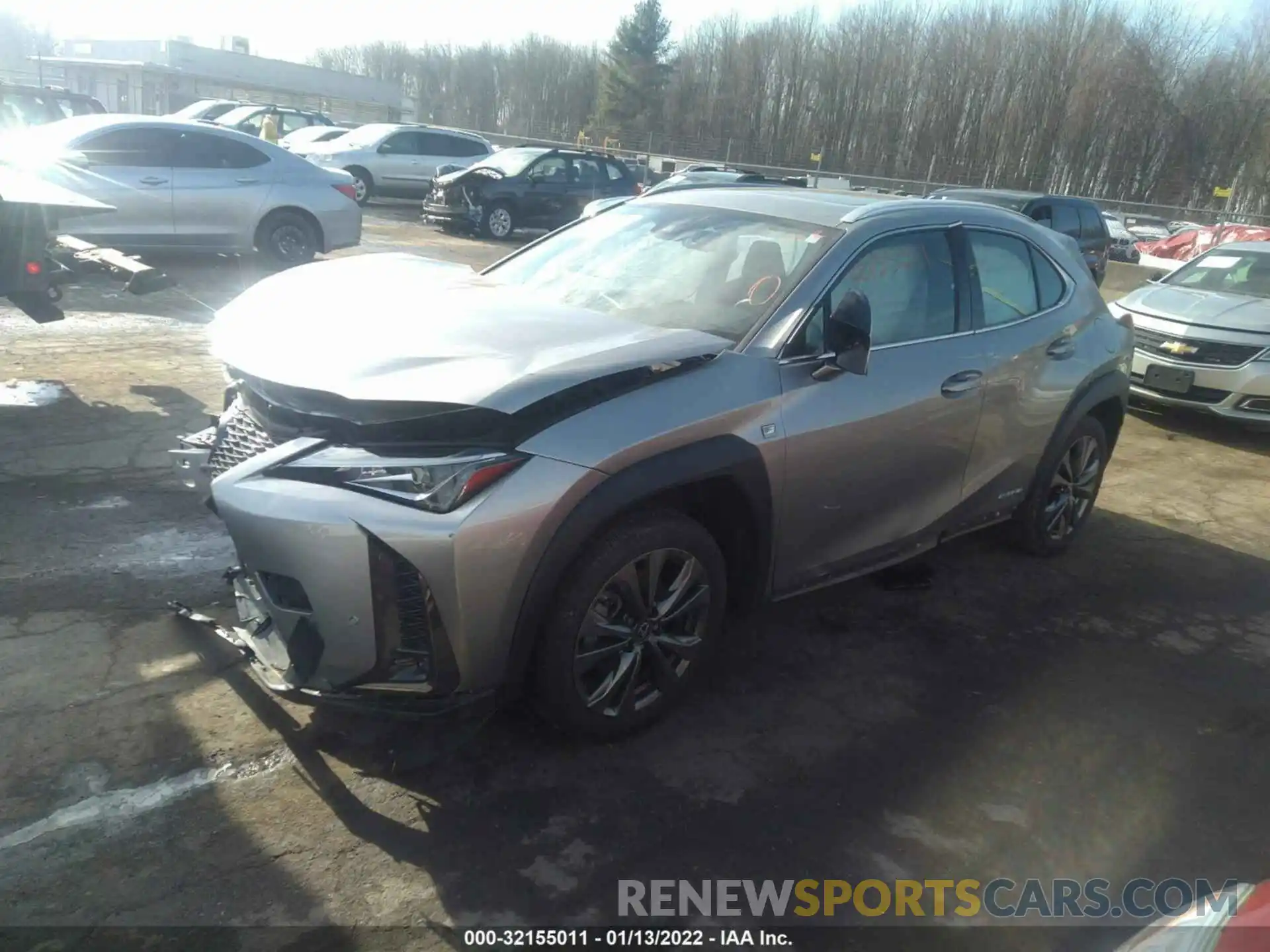 2 Photograph of a damaged car JTHU9JBH3K2019017 LEXUS UX 2019