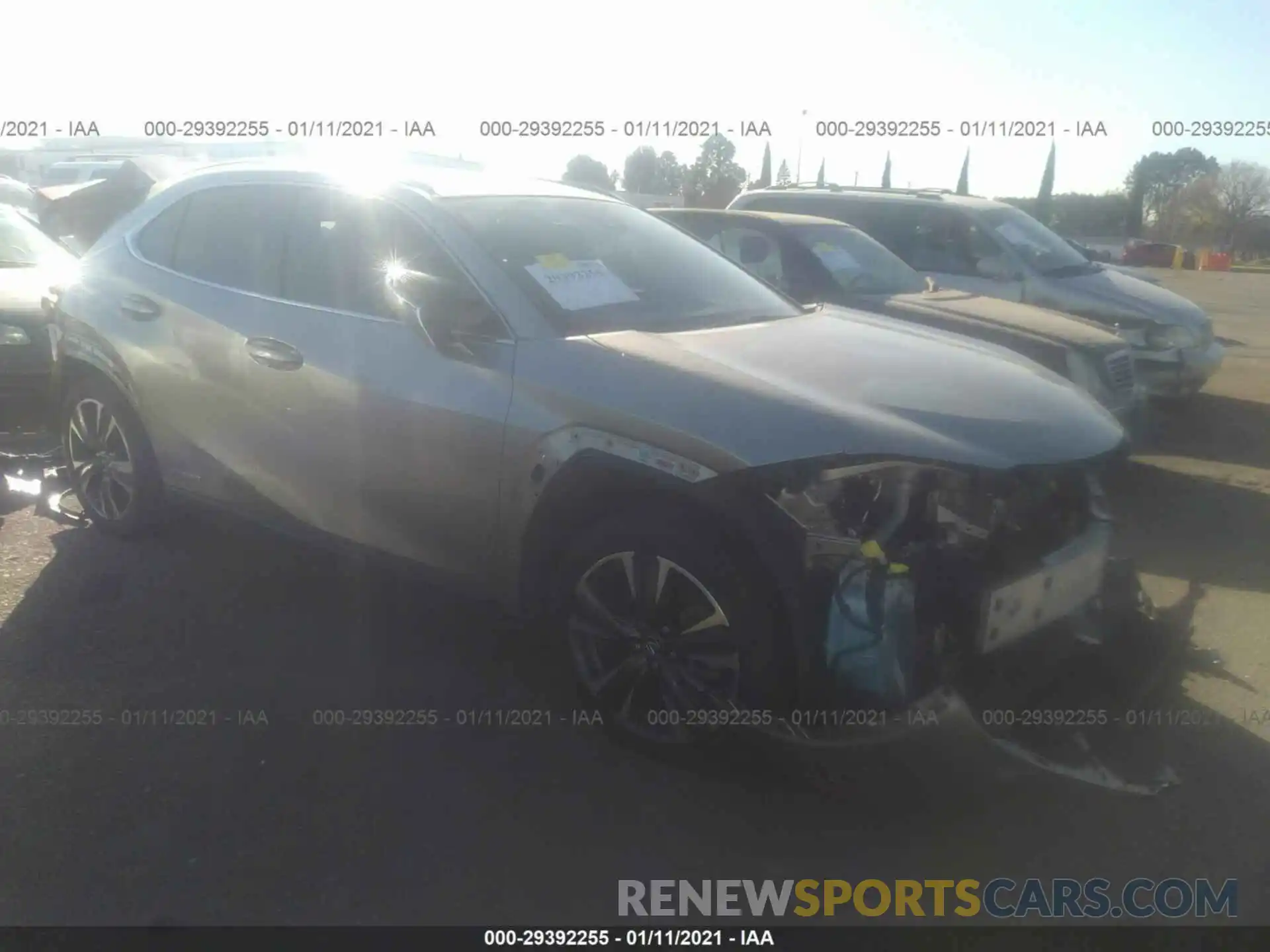 1 Photograph of a damaged car JTHU9JBH4K2011279 LEXUS UX 2019