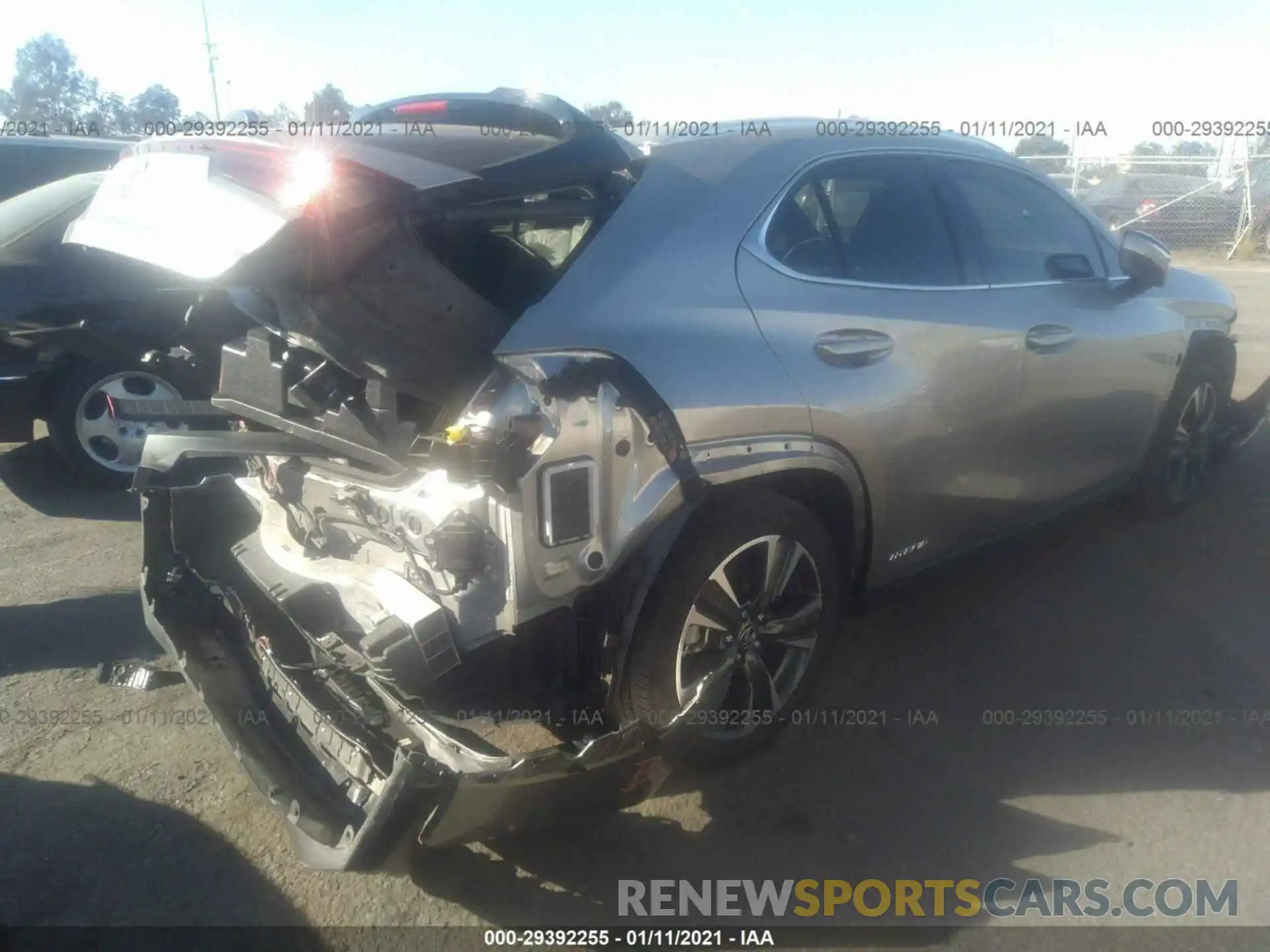 4 Photograph of a damaged car JTHU9JBH4K2011279 LEXUS UX 2019