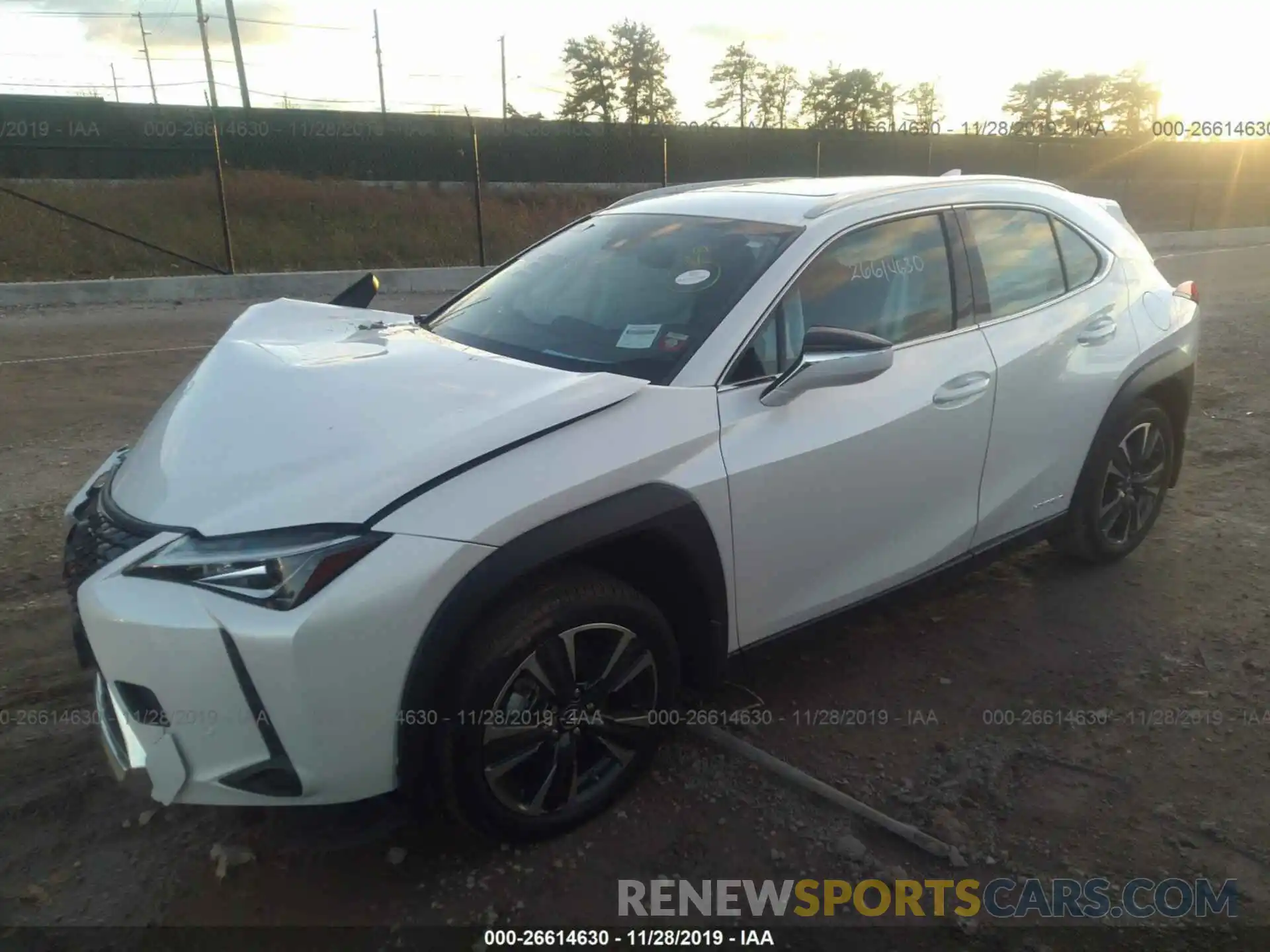 2 Photograph of a damaged car JTHU9JBH4K2012481 LEXUS UX 2019