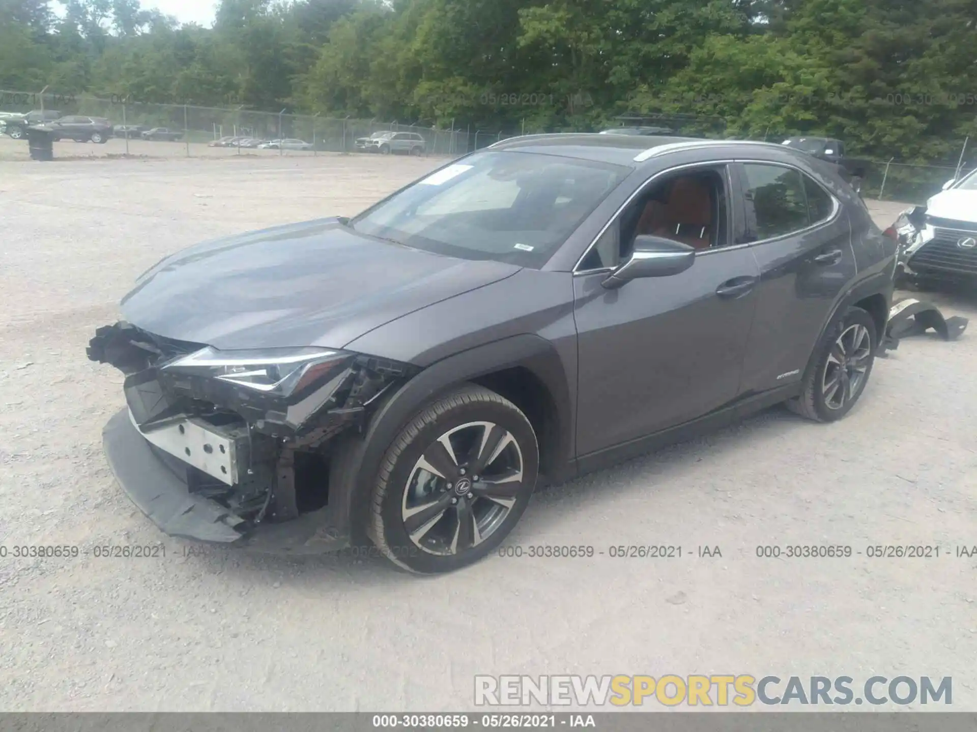 2 Photograph of a damaged car JTHU9JBH4K2013694 LEXUS UX 2019