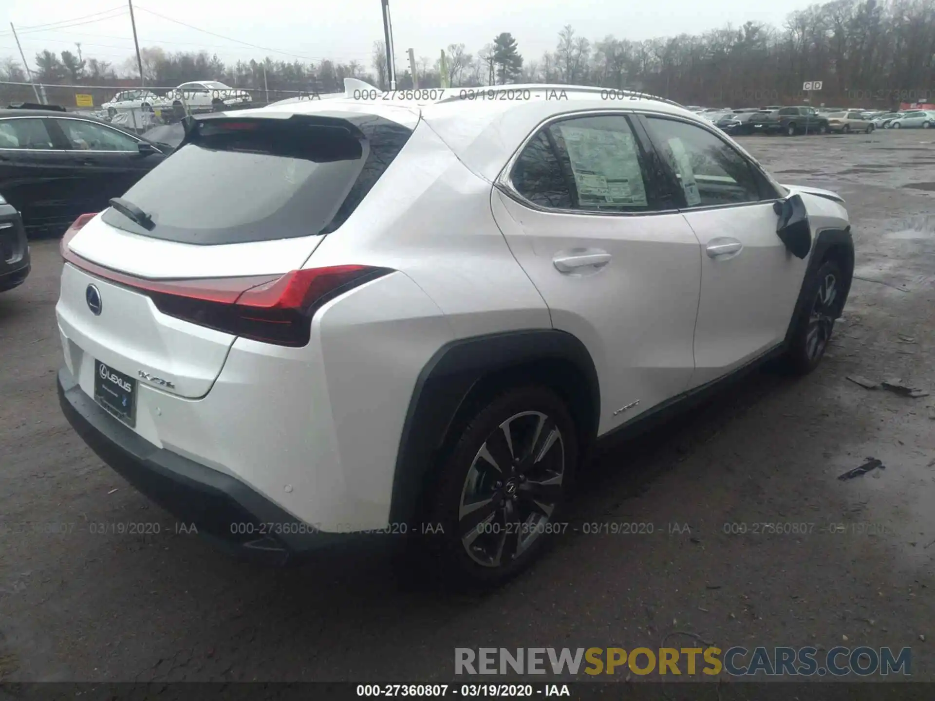 4 Photograph of a damaged car JTHU9JBH5K2017320 LEXUS UX 2019