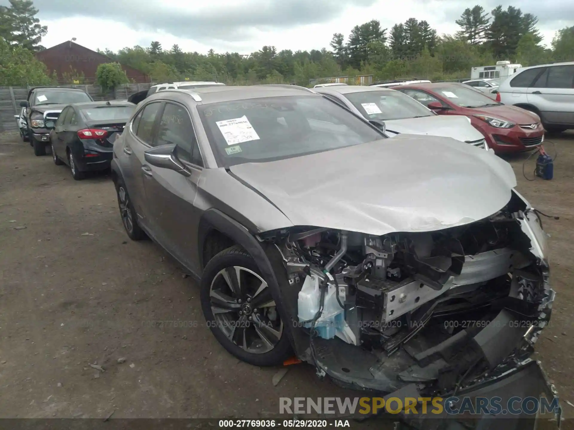 1 Photograph of a damaged car JTHU9JBH5K2017950 LEXUS UX 2019