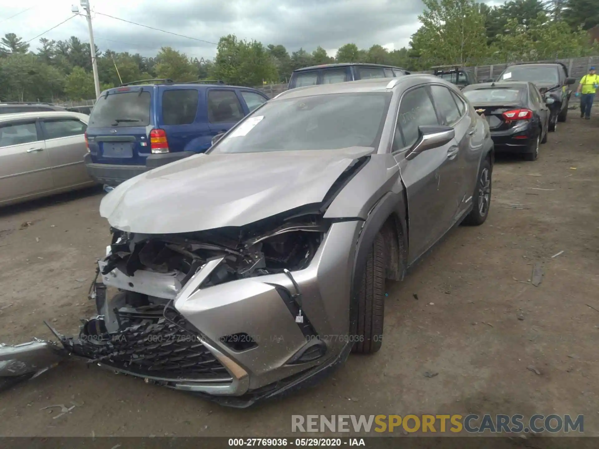 2 Photograph of a damaged car JTHU9JBH5K2017950 LEXUS UX 2019