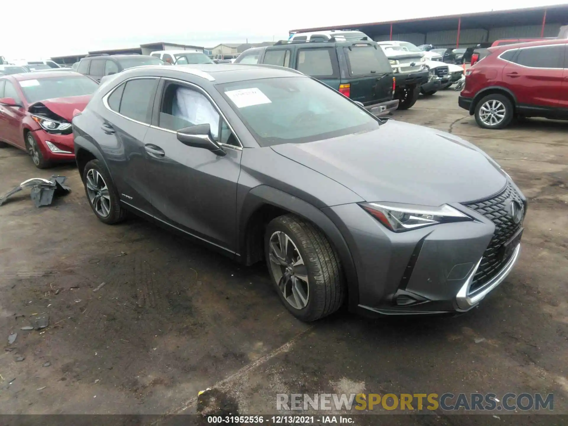 1 Photograph of a damaged car JTHU9JBH7K2009560 LEXUS UX 2019