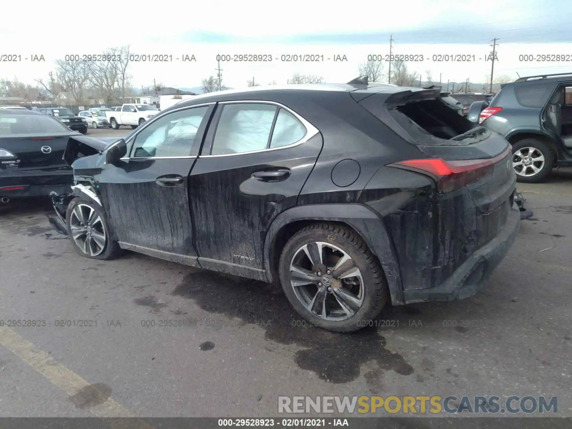 3 Photograph of a damaged car JTHU9JBH7K2017996 LEXUS UX 2019