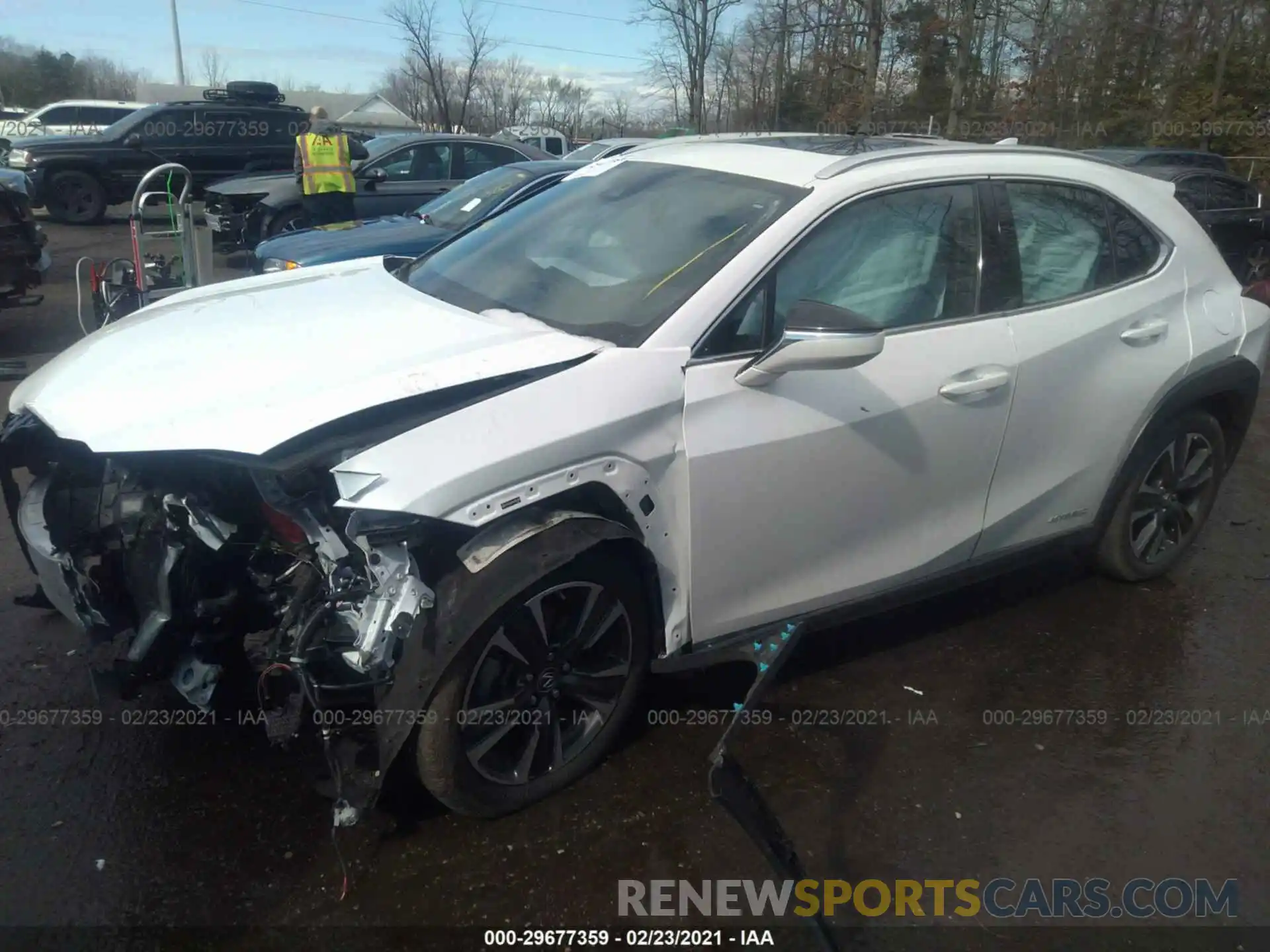 2 Photograph of a damaged car JTHU9JBH8K2001385 LEXUS UX 2019