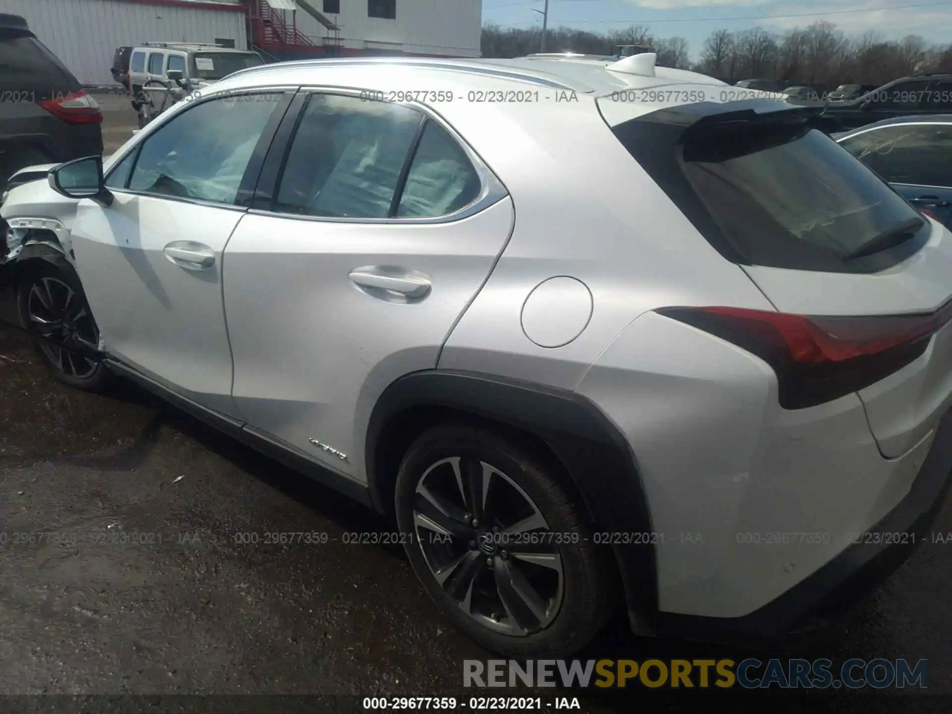 3 Photograph of a damaged car JTHU9JBH8K2001385 LEXUS UX 2019