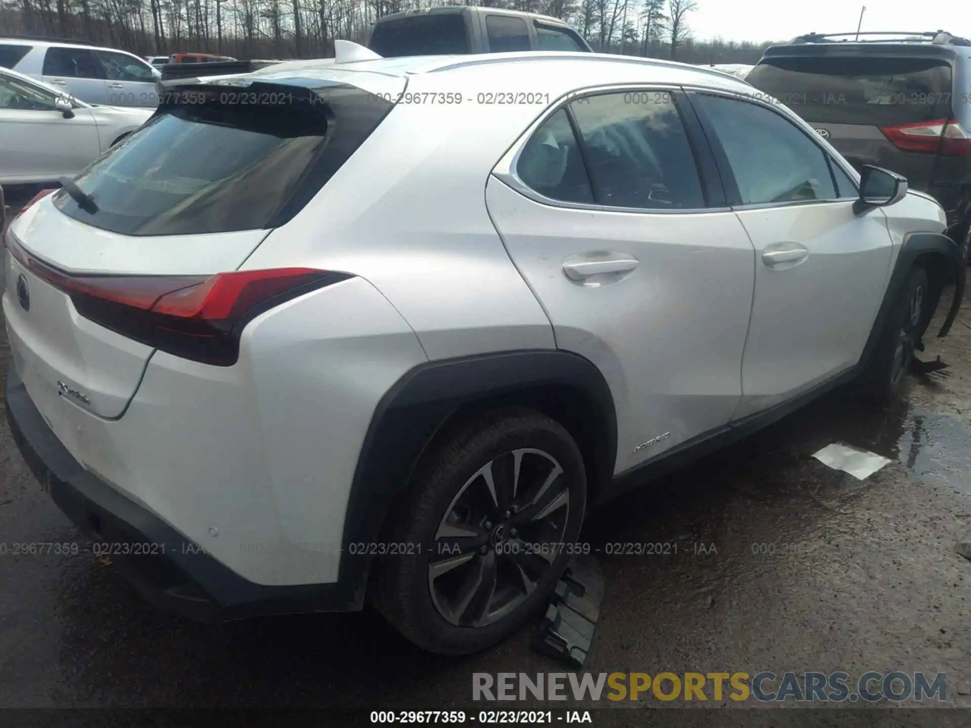 4 Photograph of a damaged car JTHU9JBH8K2001385 LEXUS UX 2019