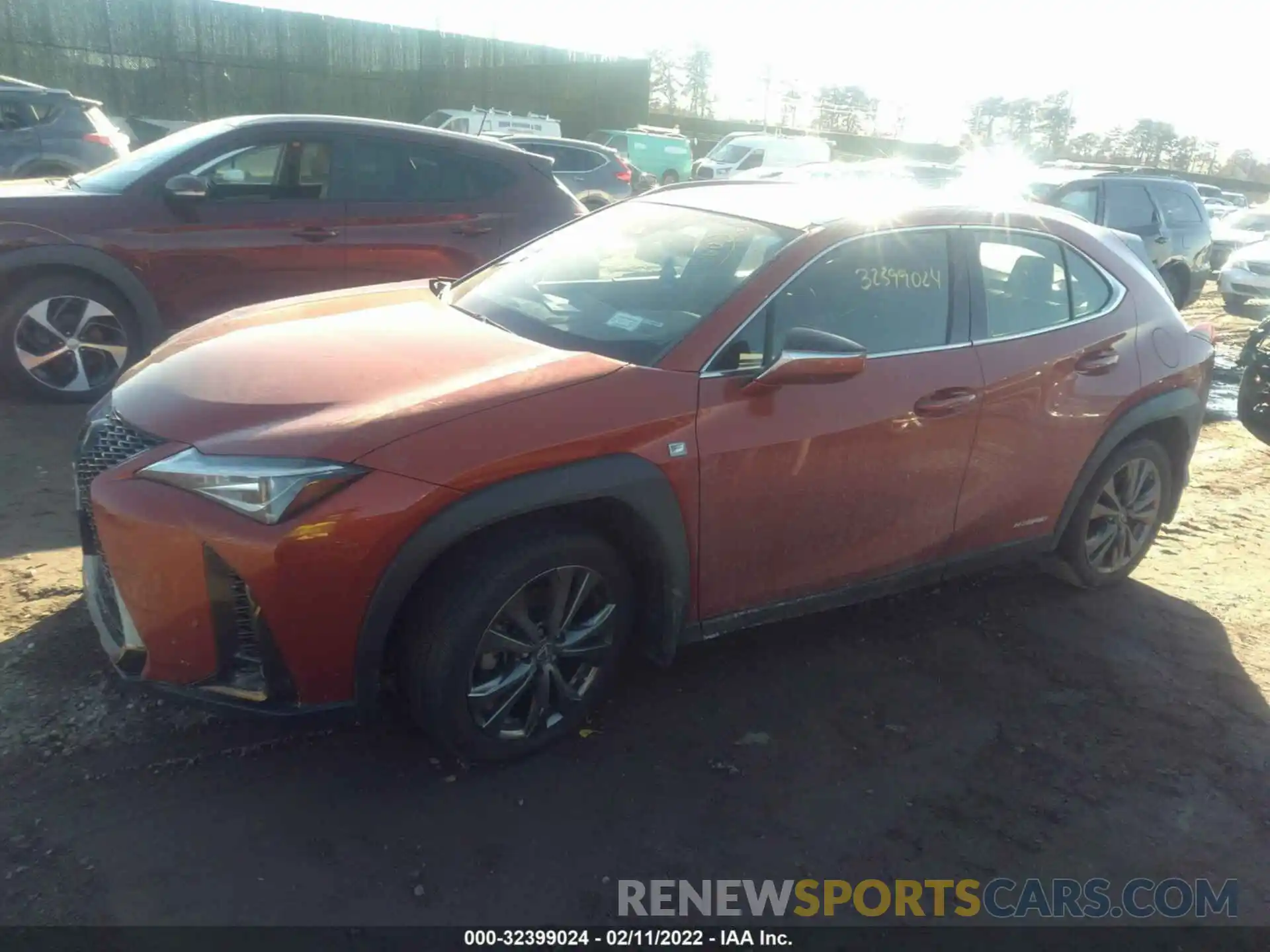 2 Photograph of a damaged car JTHU9JBH8K2002570 LEXUS UX 2019