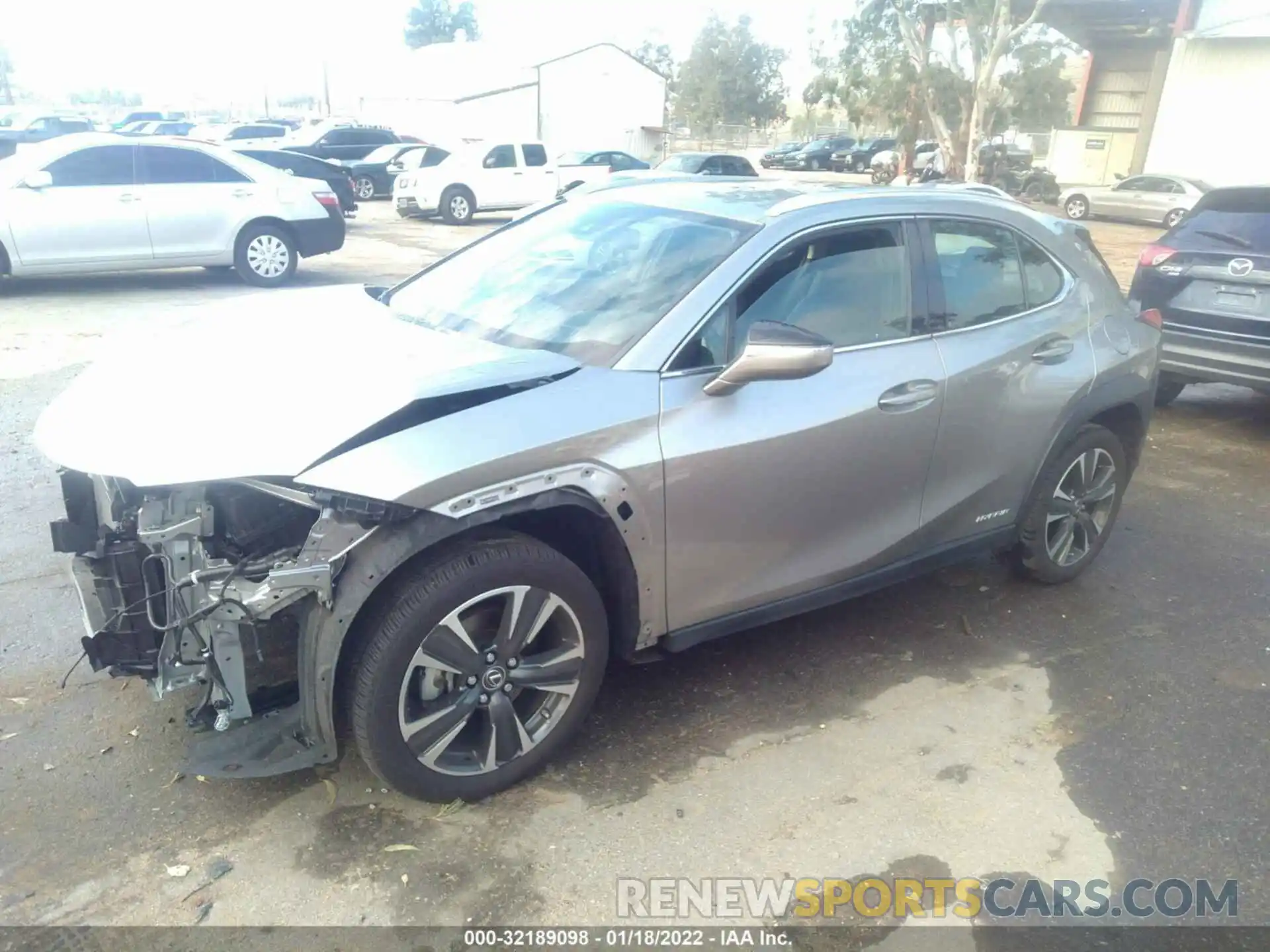 2 Photograph of a damaged car JTHU9JBH8K2007218 LEXUS UX 2019