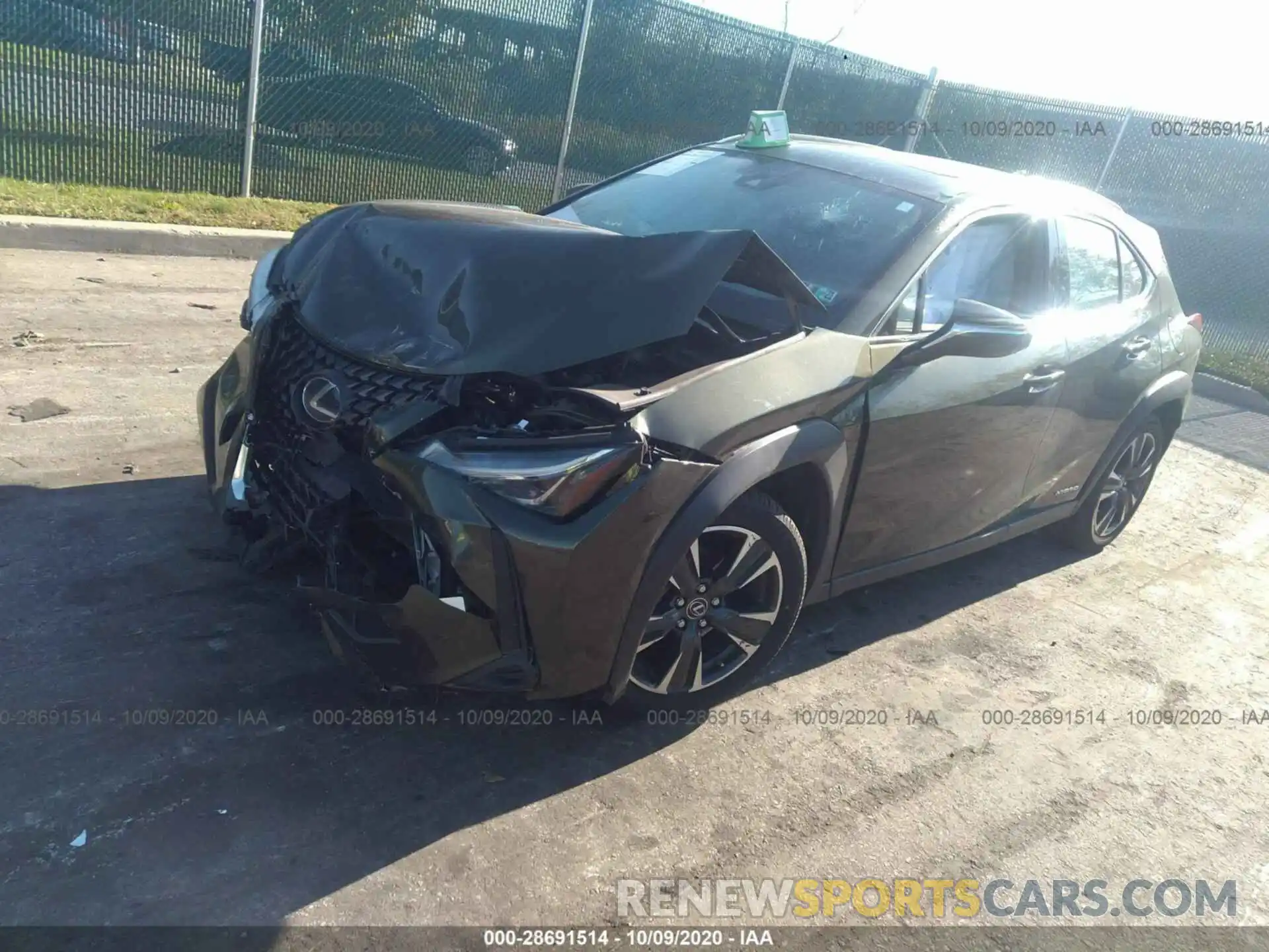 2 Photograph of a damaged car JTHU9JBH9K2003646 LEXUS UX 2019