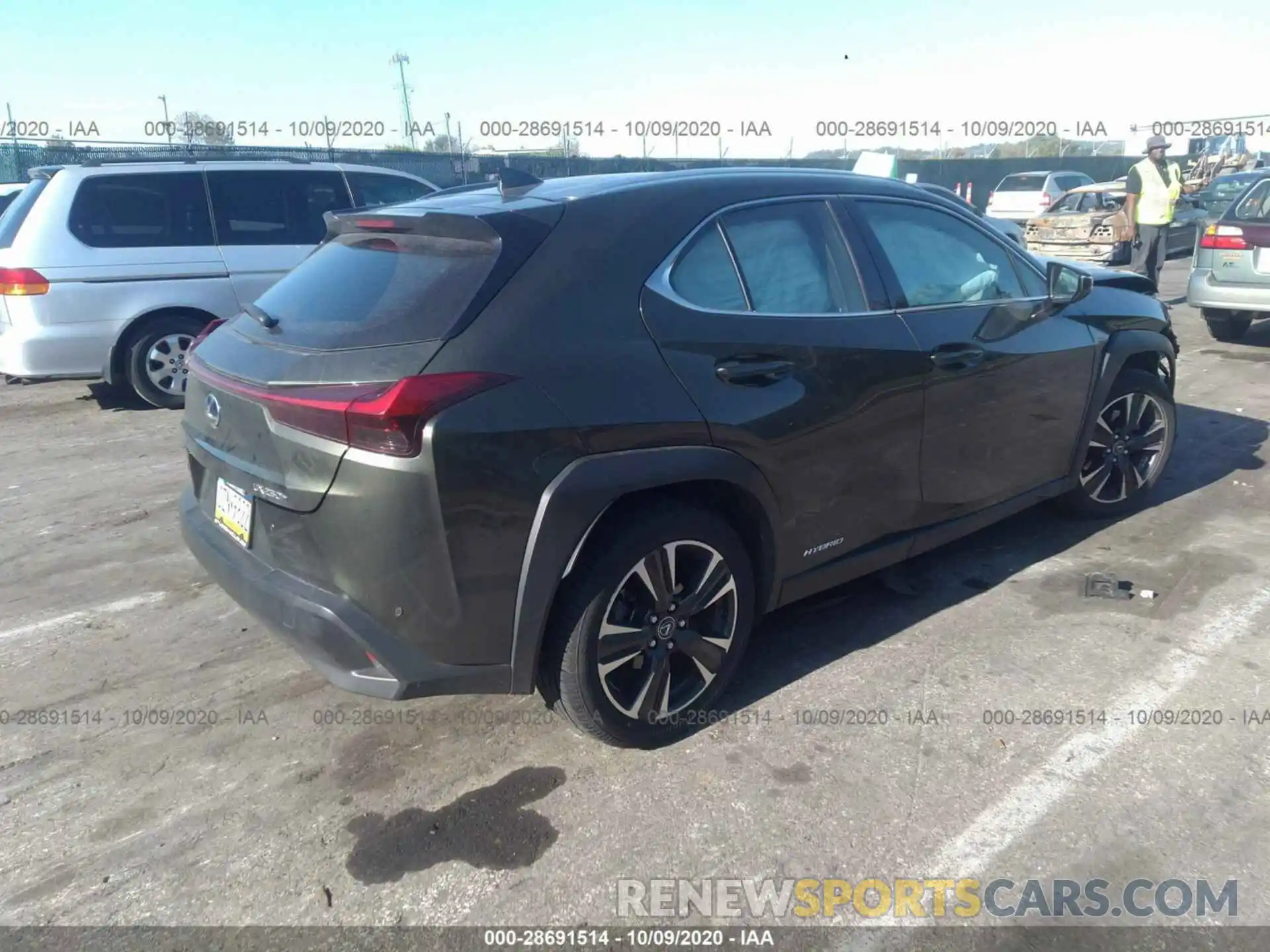 4 Photograph of a damaged car JTHU9JBH9K2003646 LEXUS UX 2019