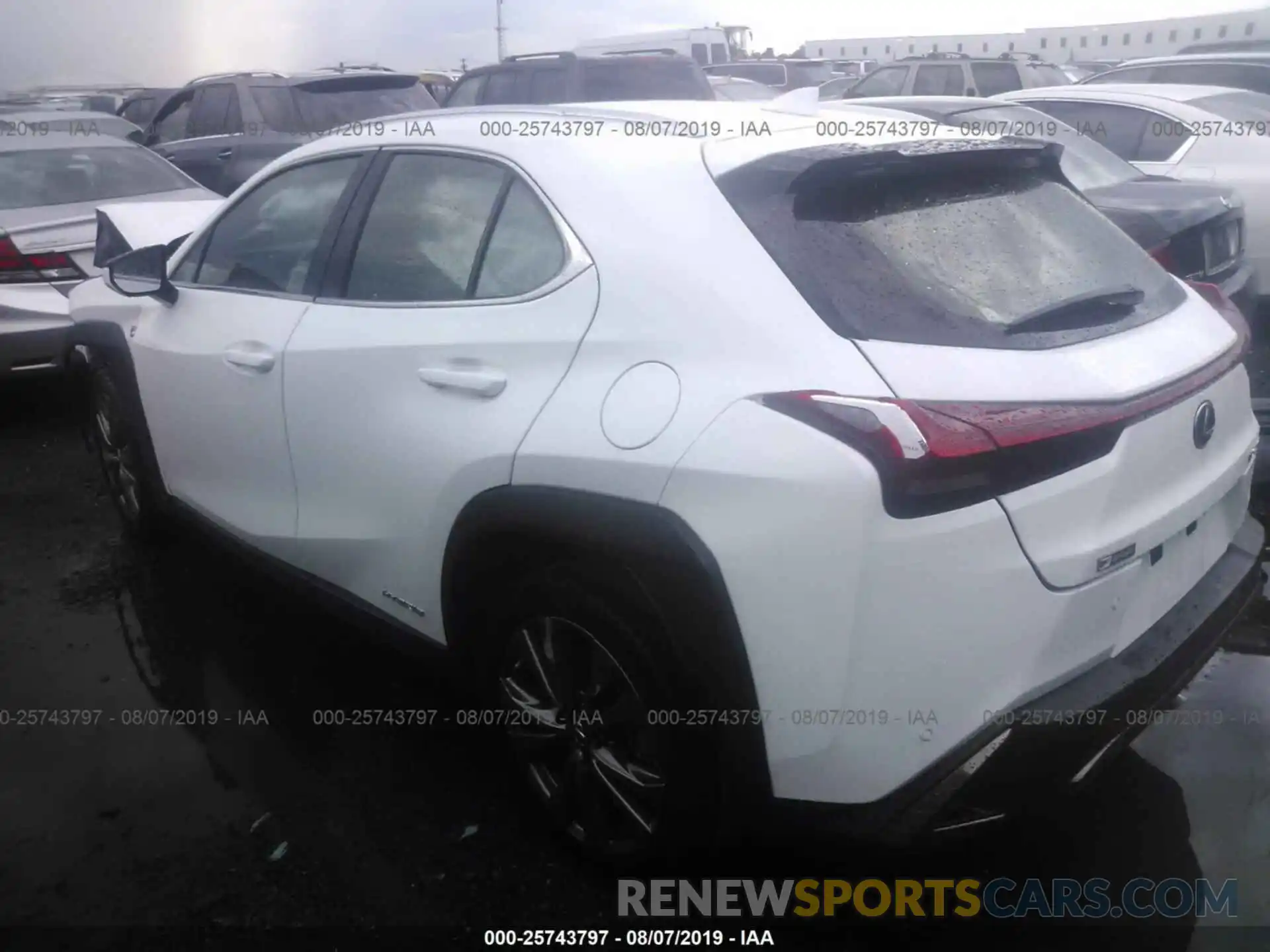 3 Photograph of a damaged car JTHU9JBH9K2005493 LEXUS UX 2019