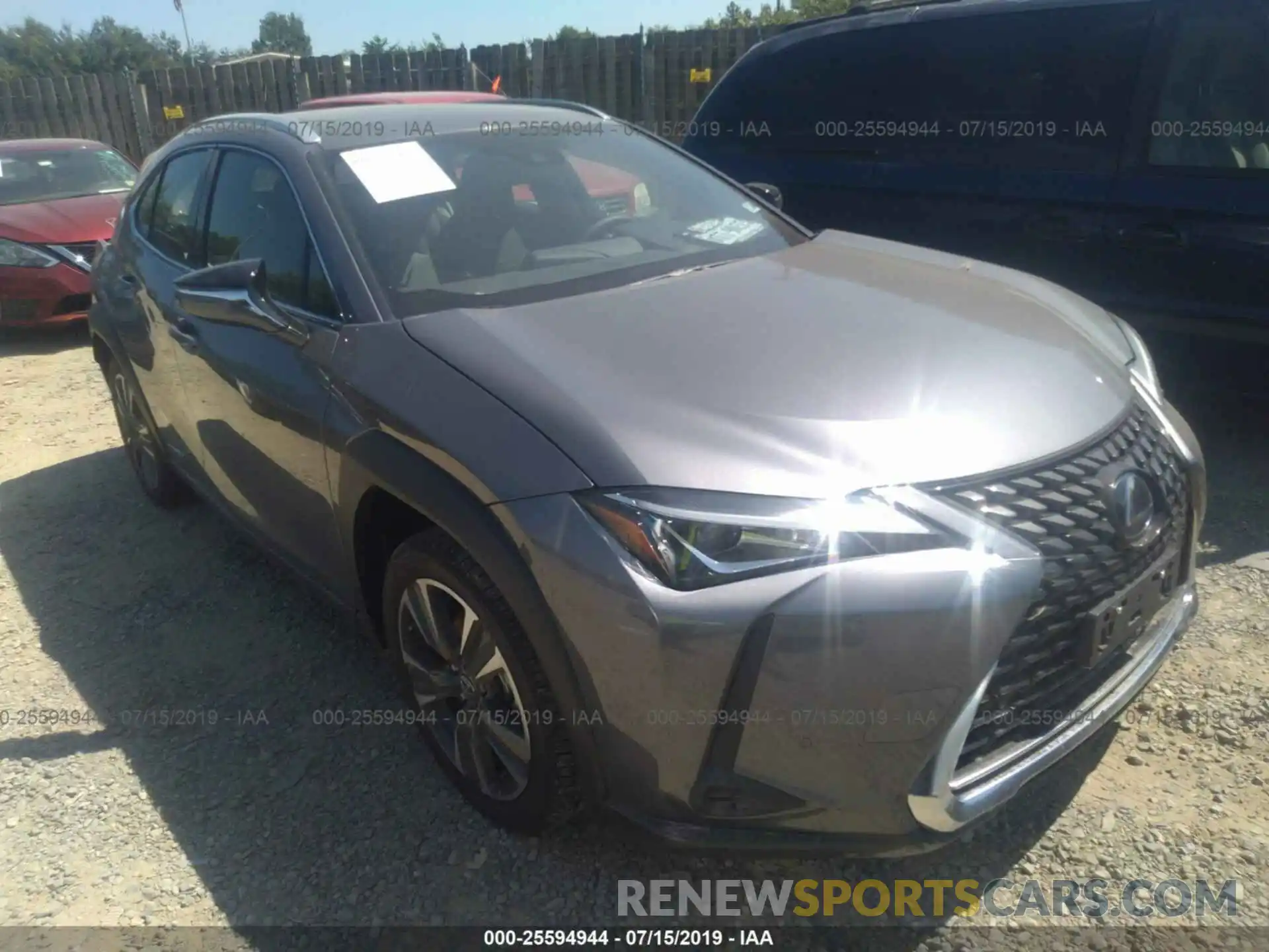 1 Photograph of a damaged car JTHU9JBH9K2009463 LEXUS UX 2019