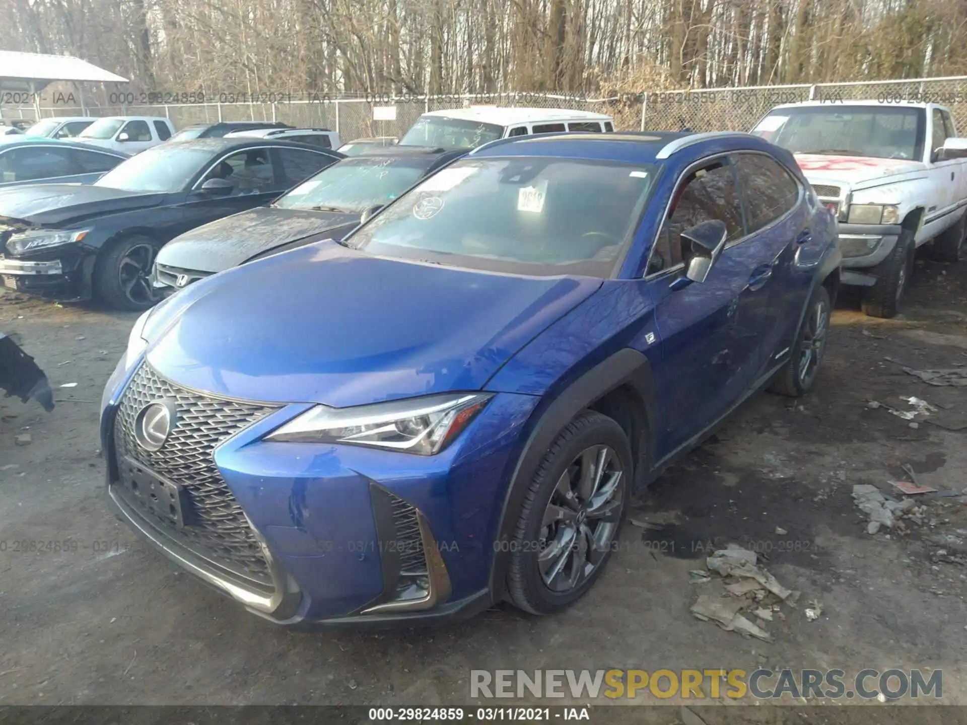 2 Photograph of a damaged car JTHU9JBH9K2010158 LEXUS UX 2019