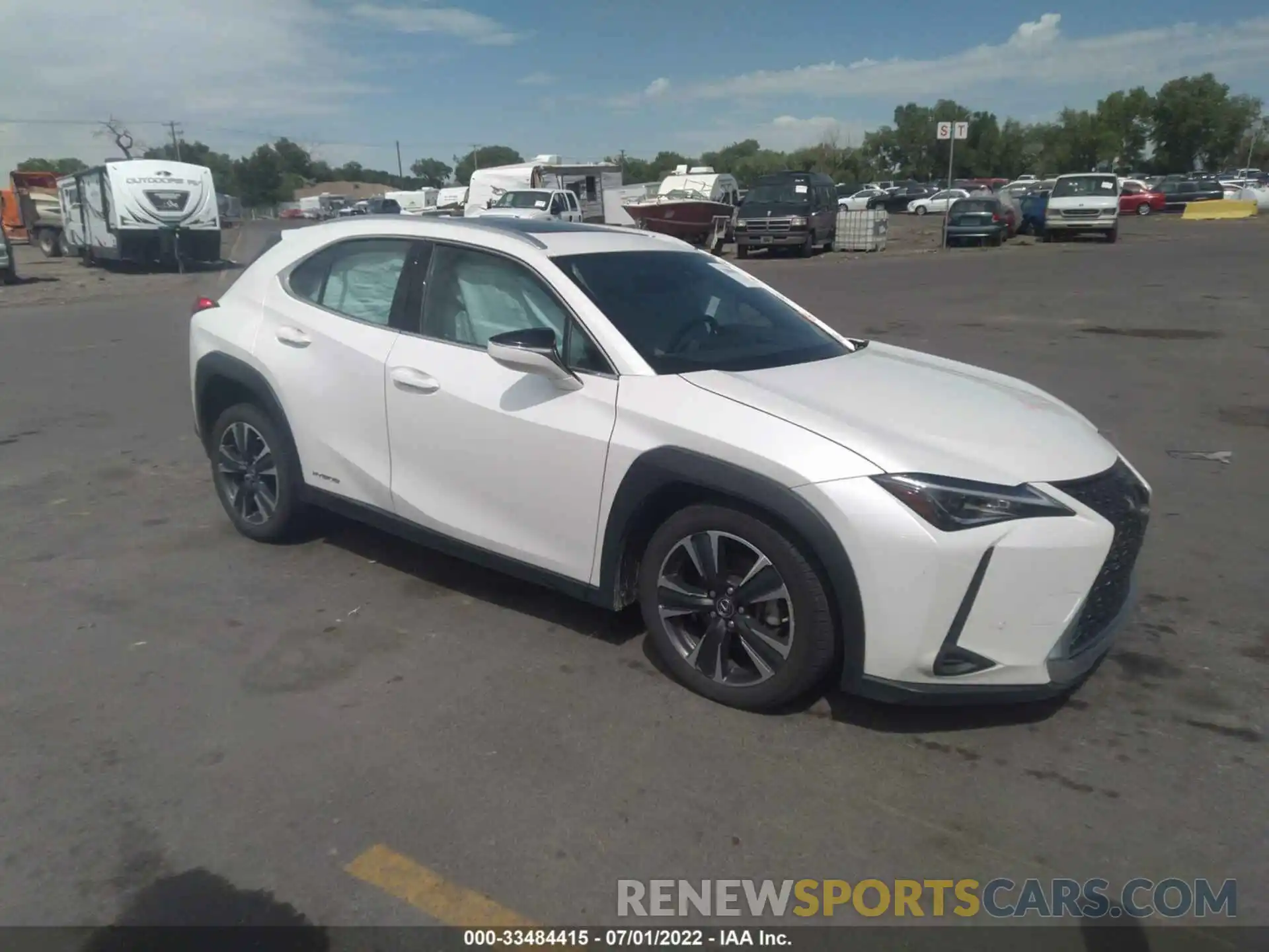 1 Photograph of a damaged car JTHU9JBH9K2010564 LEXUS UX 2019