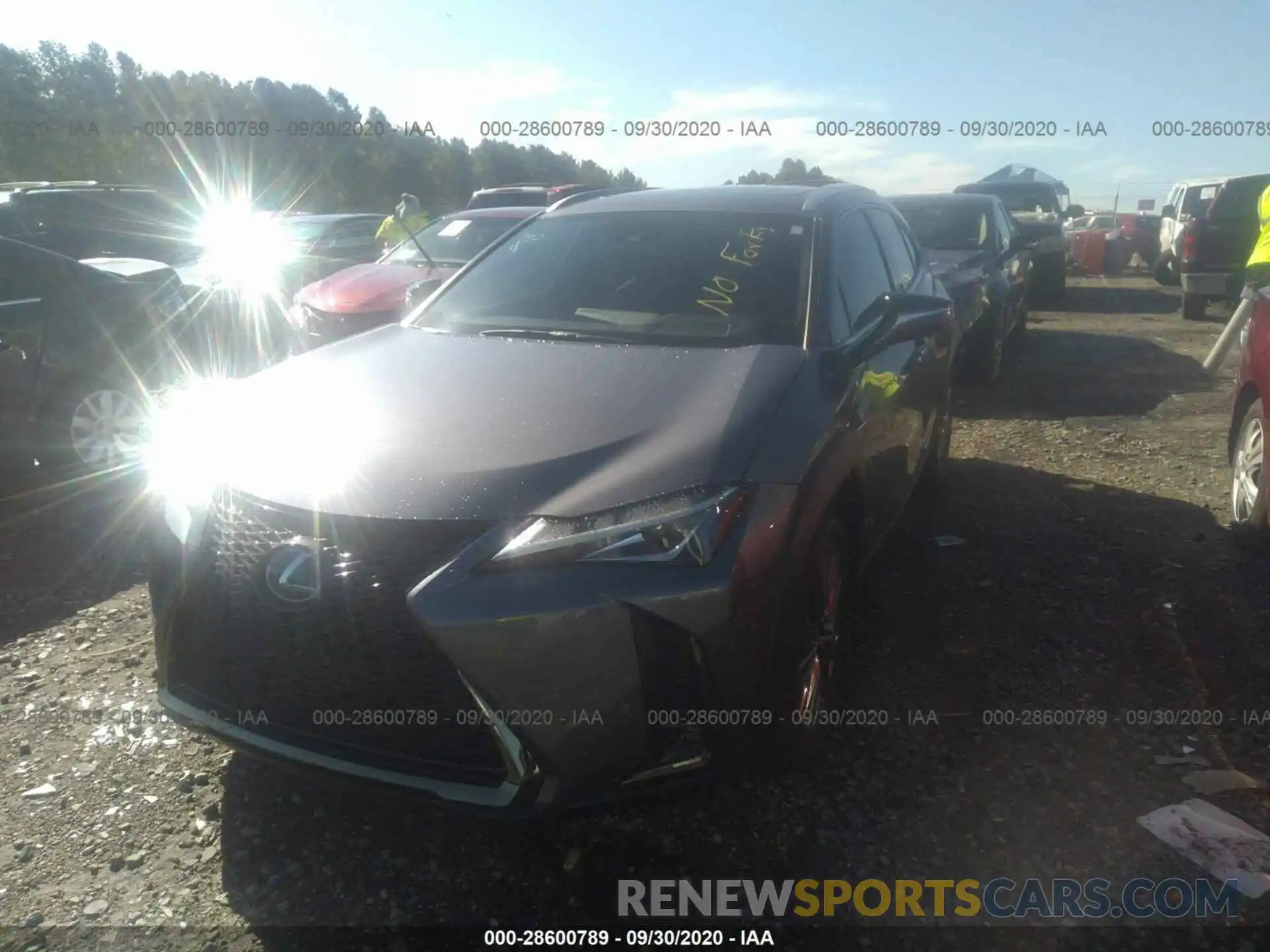 2 Photograph of a damaged car JTHU9JBH9K2013254 LEXUS UX 2019