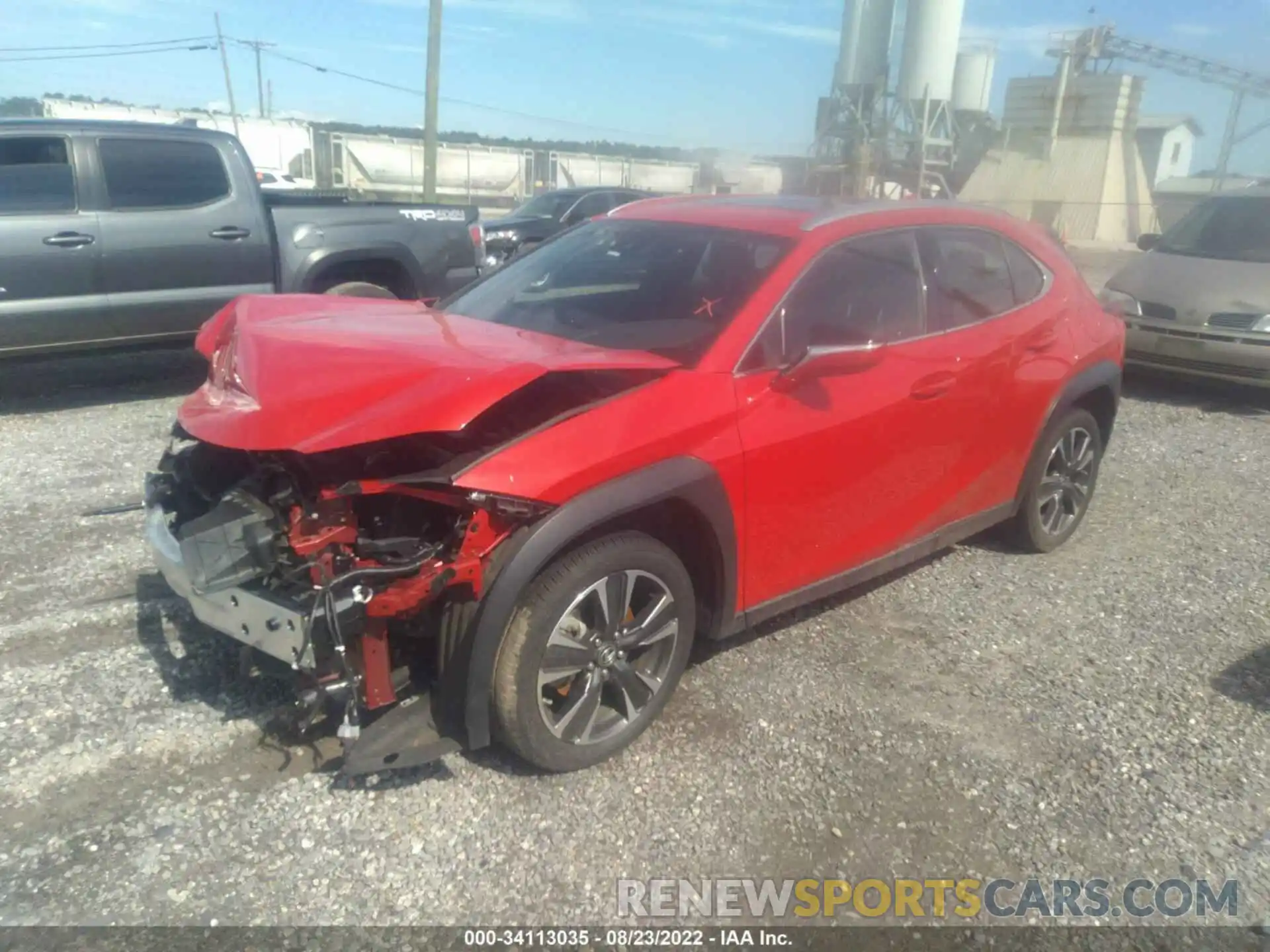 2 Photograph of a damaged car JTHY3JBH0K2000380 LEXUS UX 2019