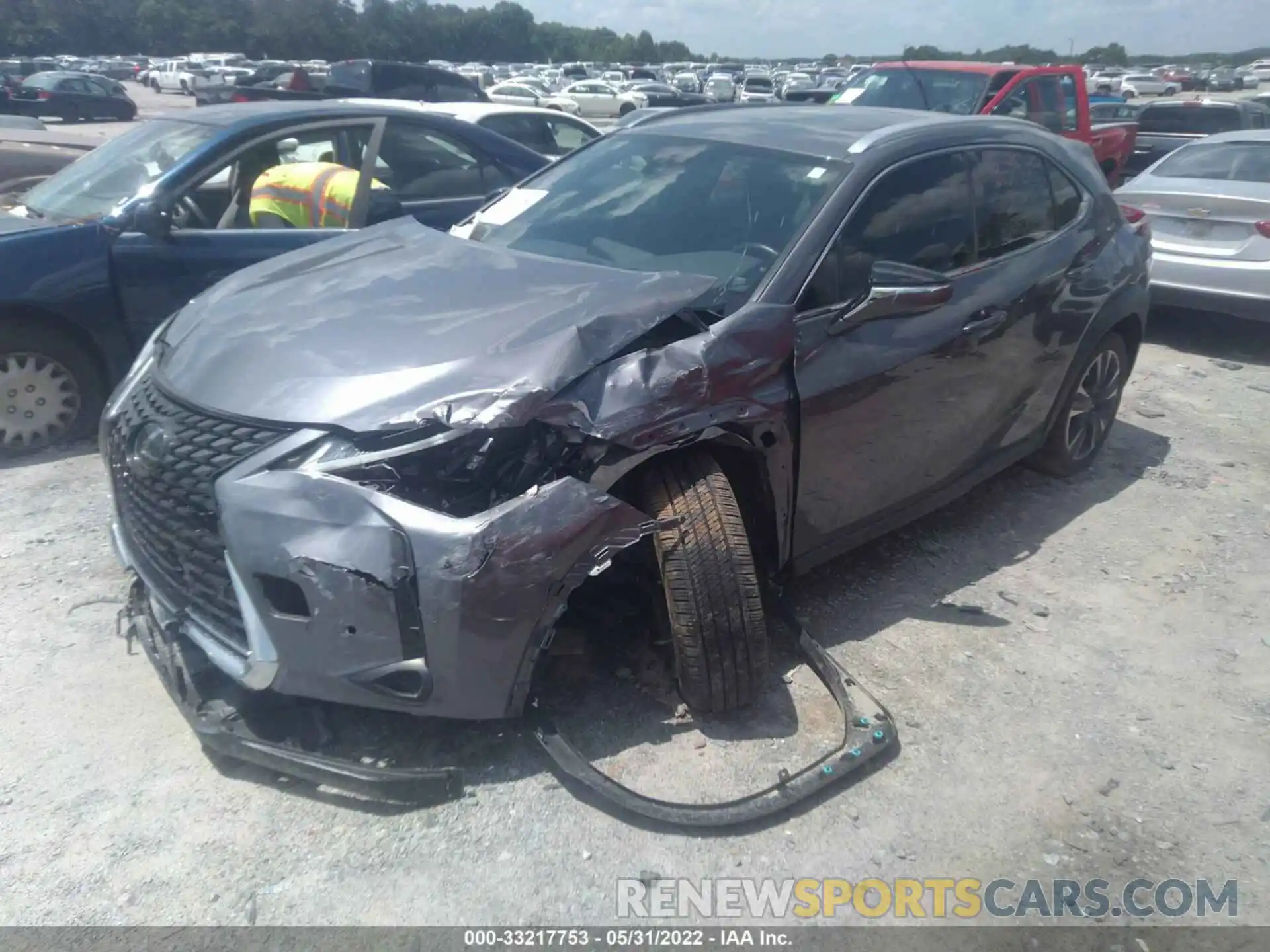 2 Photograph of a damaged car JTHY3JBH0K2001965 LEXUS UX 2019