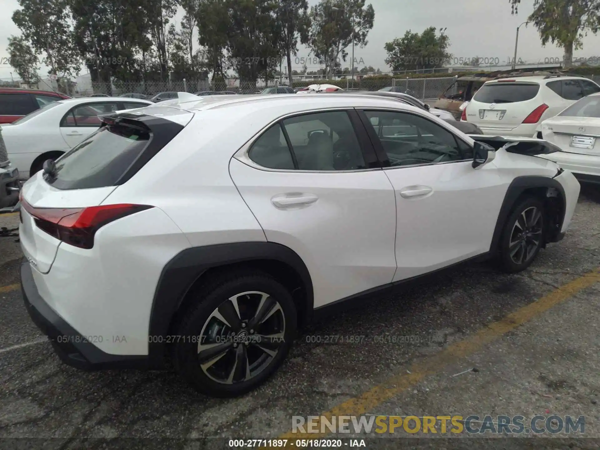 4 Photograph of a damaged car JTHY3JBH3K2018520 LEXUS UX 2019