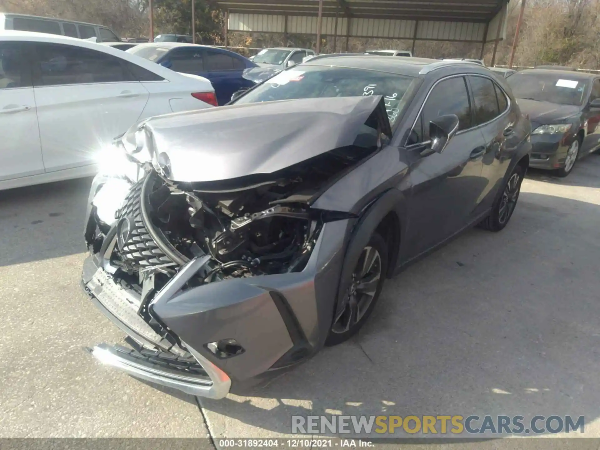 2 Photograph of a damaged car JTHY3JBH4K2013472 LEXUS UX 2019