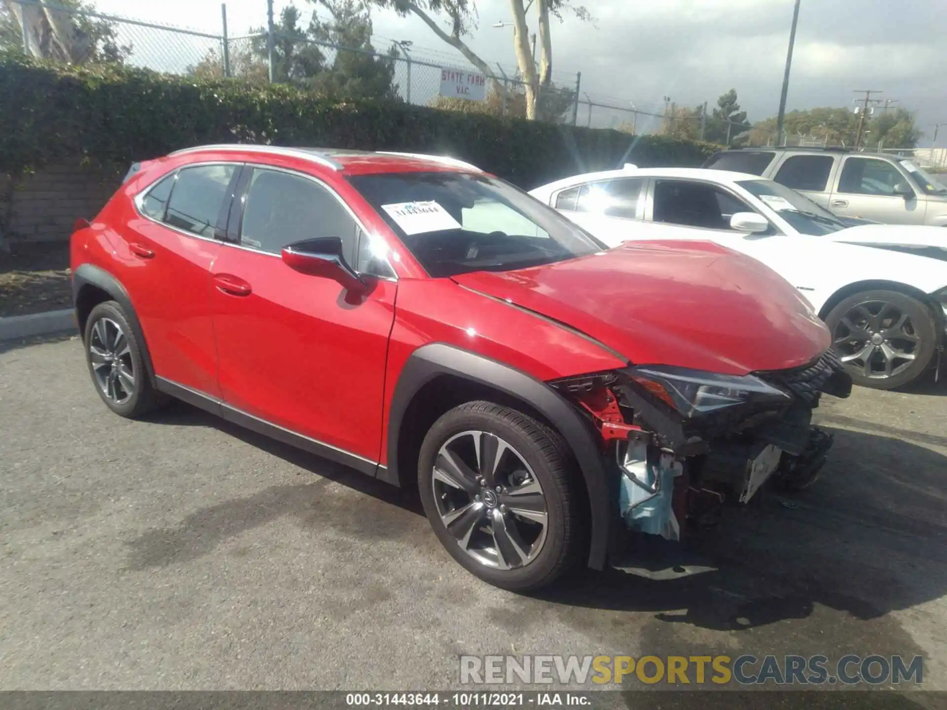 1 Photograph of a damaged car JTHY3JBH5K2002030 LEXUS UX 2019