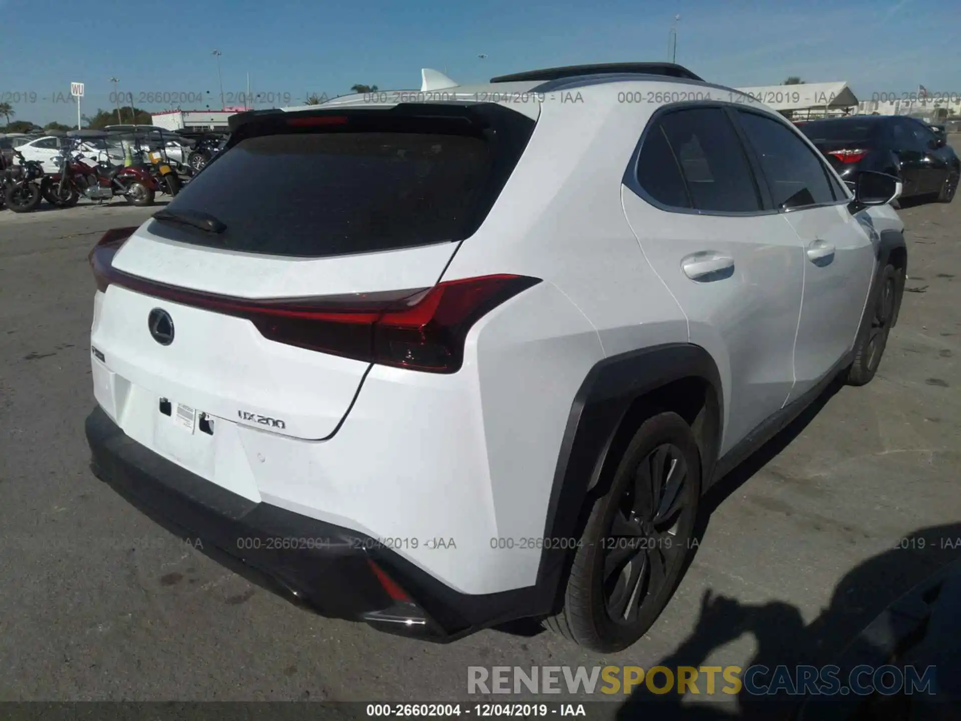 4 Photograph of a damaged car JTHY3JBH5K2002254 LEXUS UX 2019