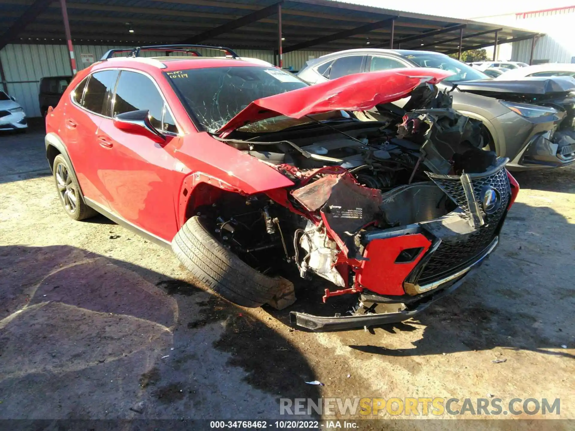 1 Photograph of a damaged car JTHY3JBH5K2010791 LEXUS UX 2019