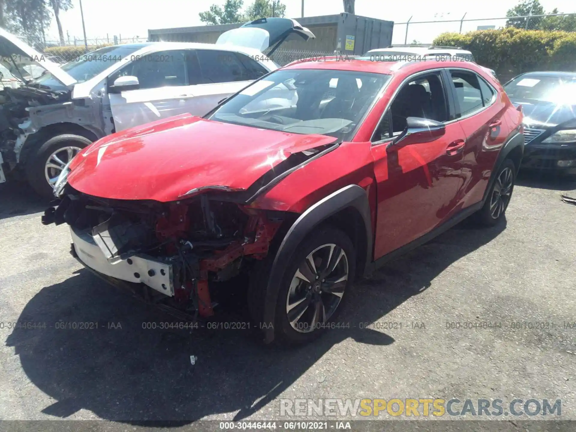 2 Photograph of a damaged car JTHY3JBH5K2016073 LEXUS UX 2019