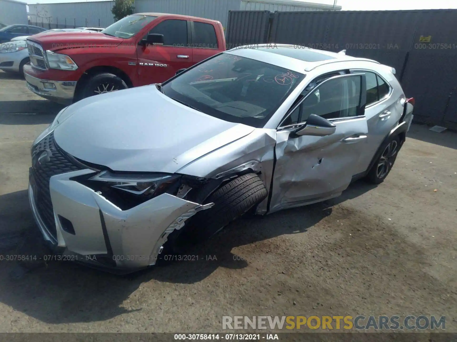 6 Photograph of a damaged car JTHY3JBH5K2017269 LEXUS UX 2019